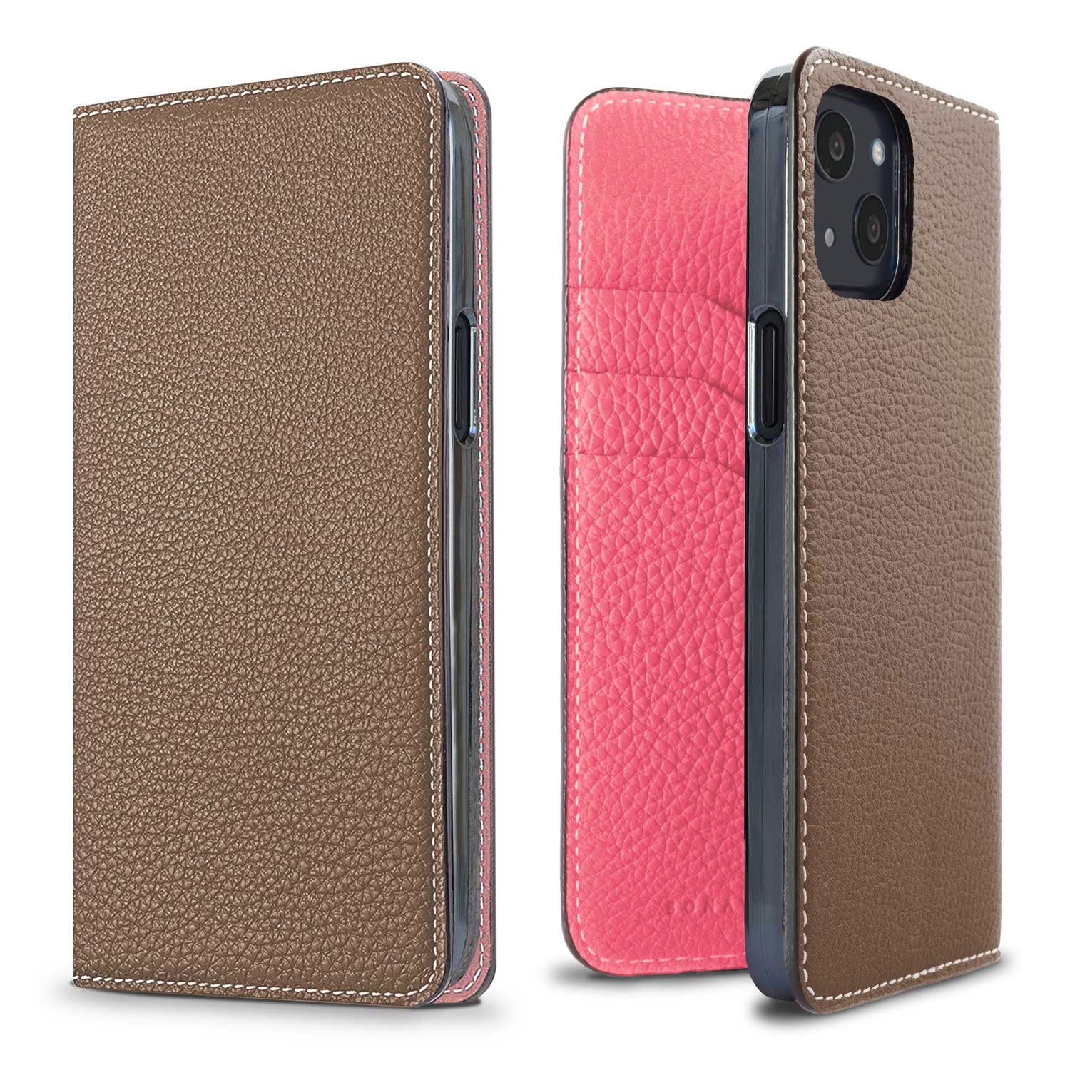Diary Case Shrink Leather (iPhone 13)