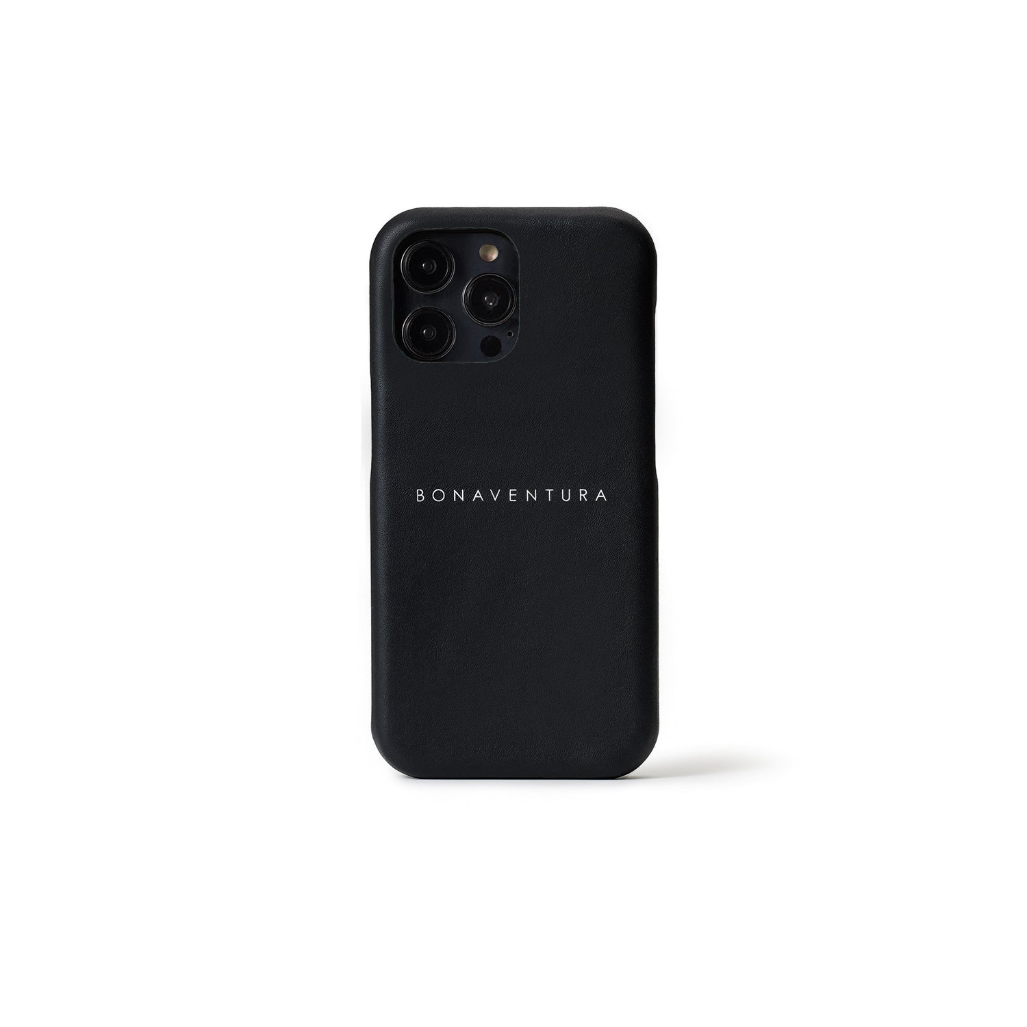 (iPhone 14 Pro Max) Back Cover Case Smooth Leather