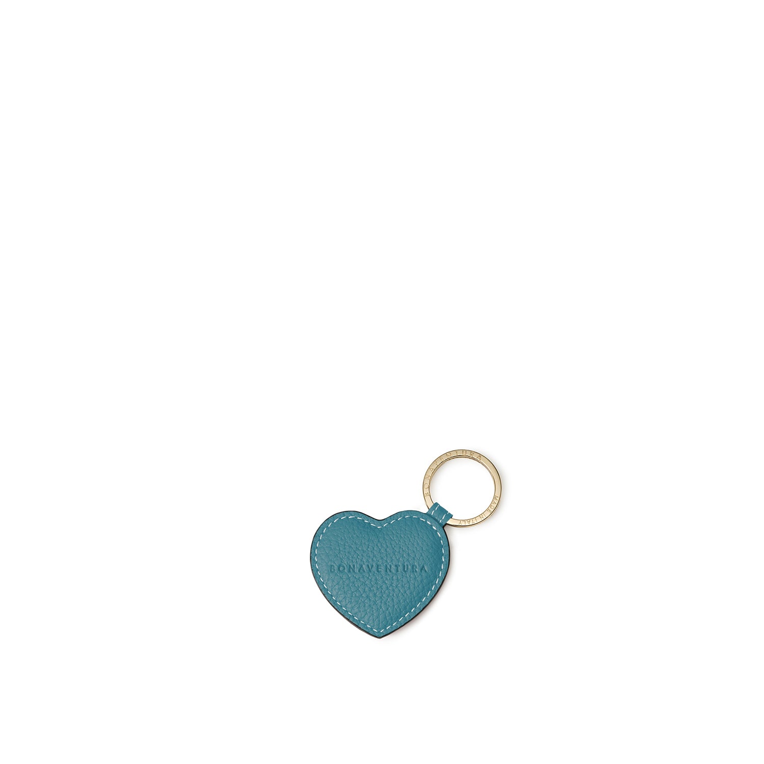 Heart Keychain Shrink Leather