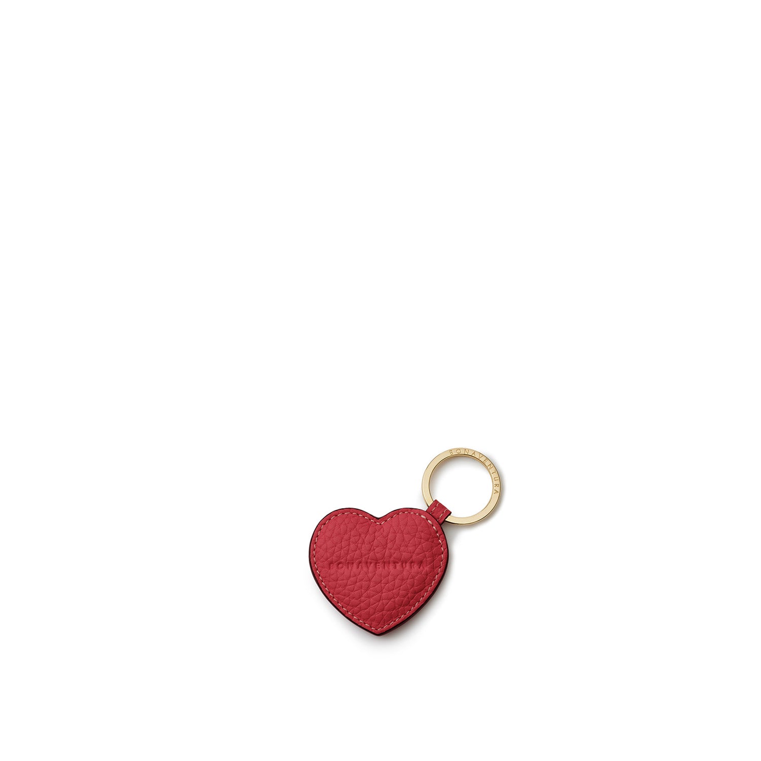 Heart Keychain Shrink Leather