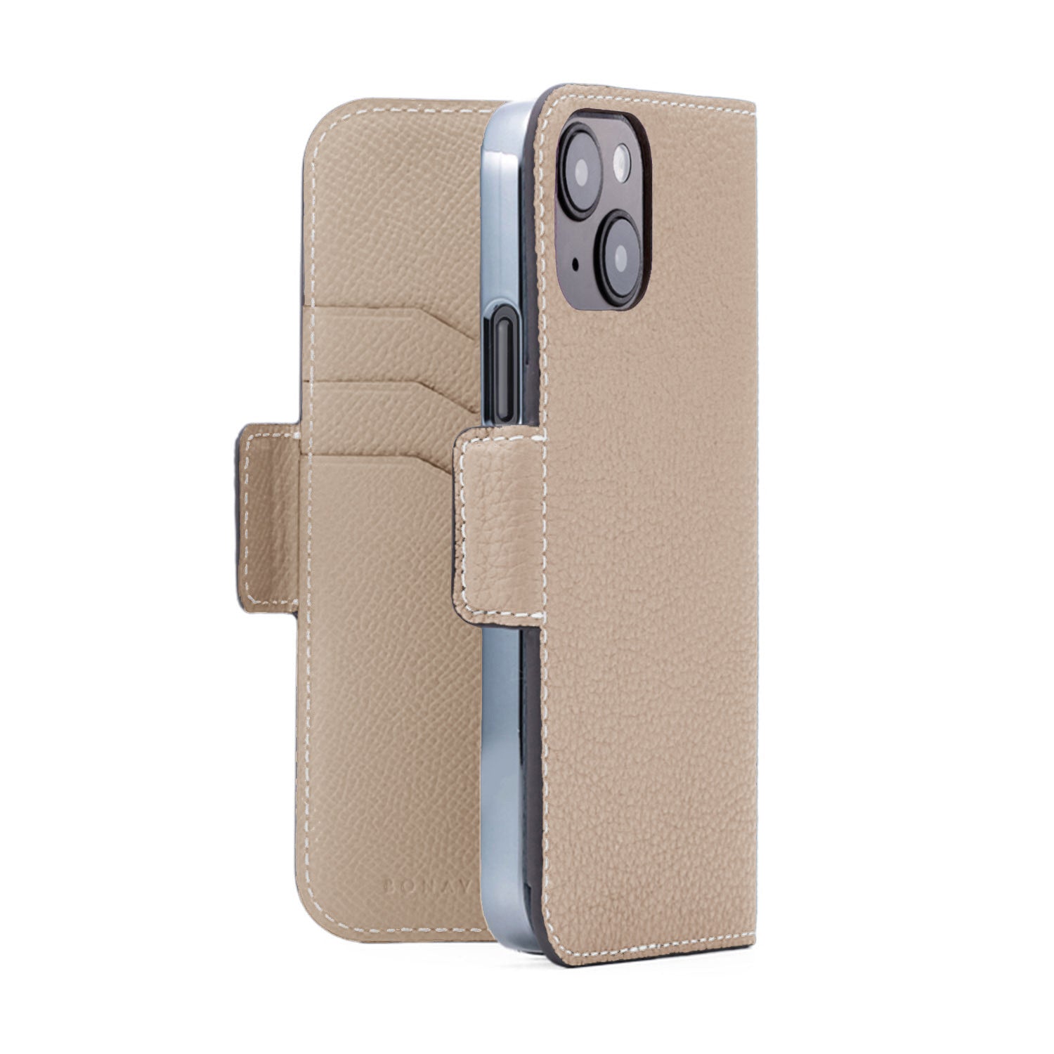 Kaiga Diary Case Shrink Leather (iPhone 15)