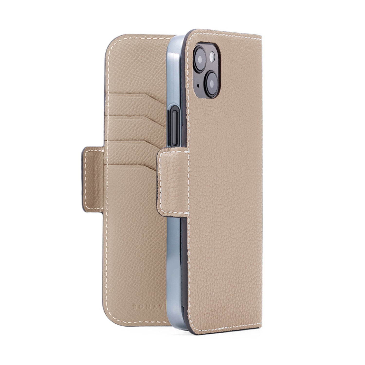 Kaiga Diary Case Shrink Leather (iPhone 15 Plus)