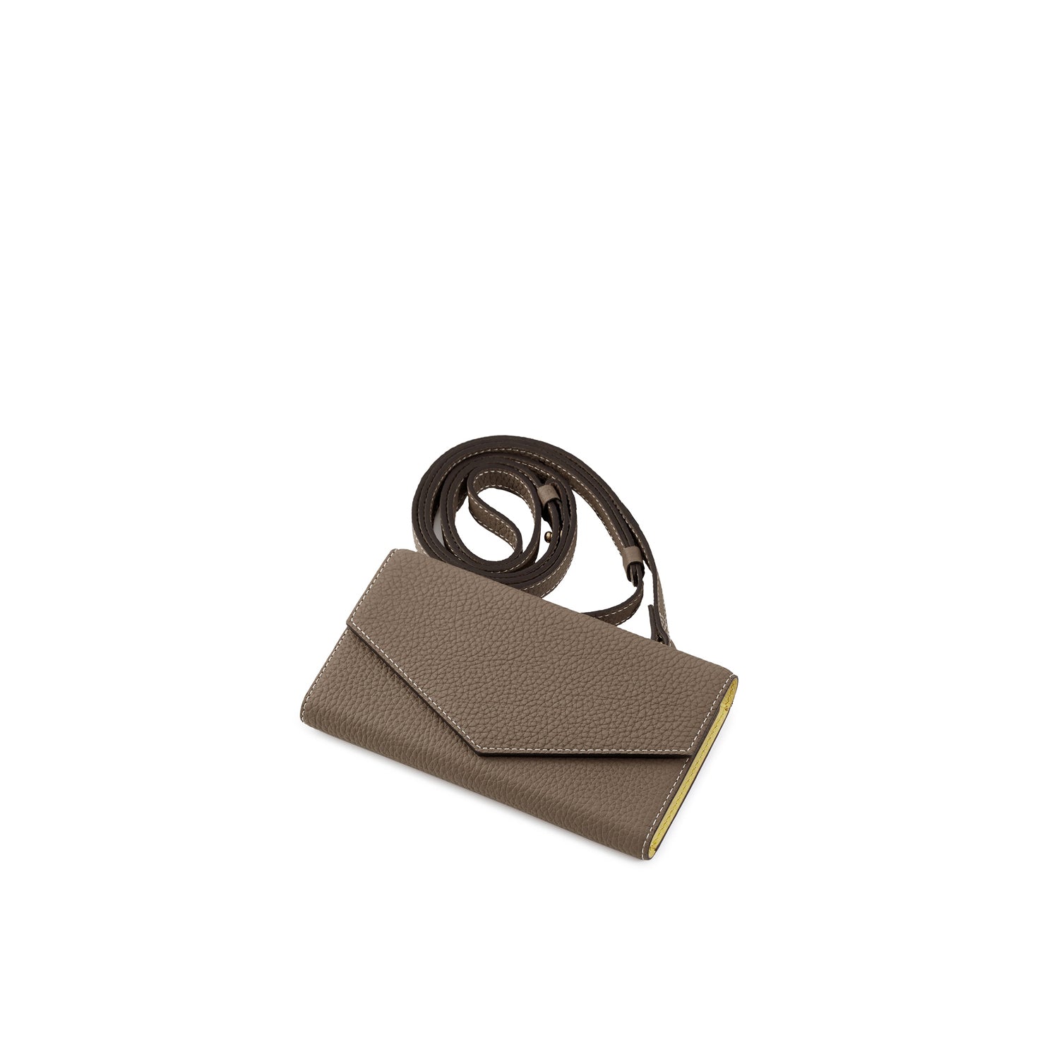 Diary Case With Mirror And Strap Bottalato Leather (iPhone 15 Plus)