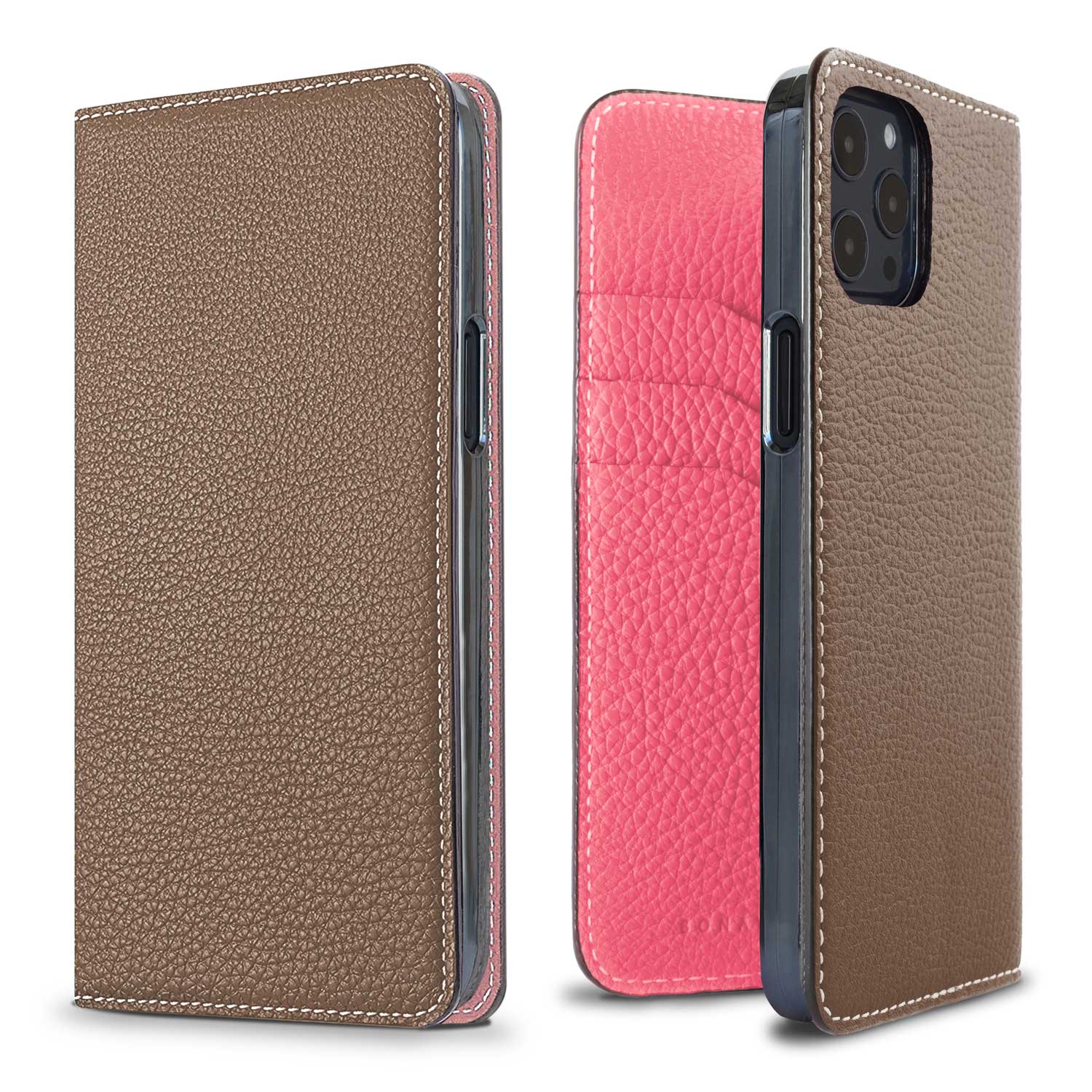 Diary Case Shrink Leather (iPhone 12 / 12 Pro)