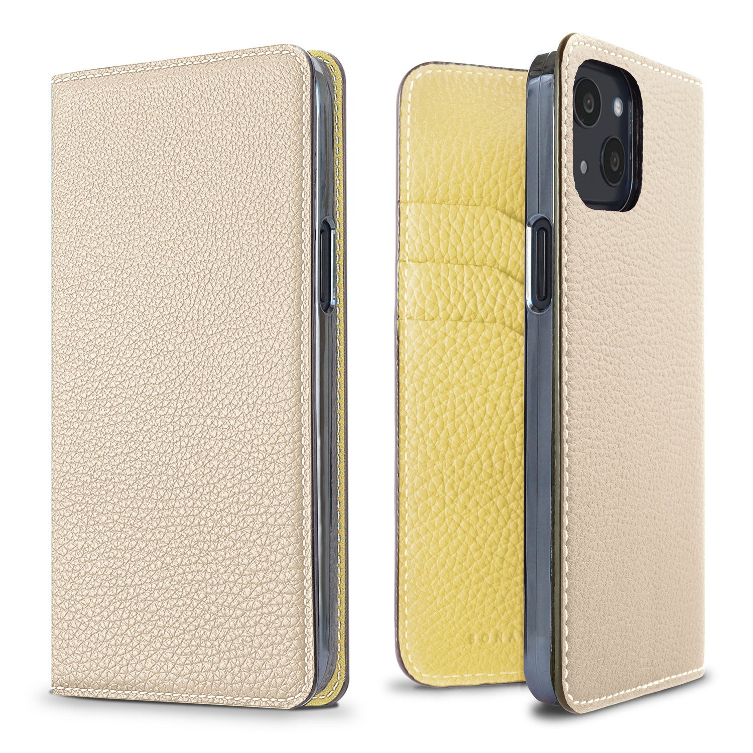 Diary Case Shrink Leather (iPhone 13)