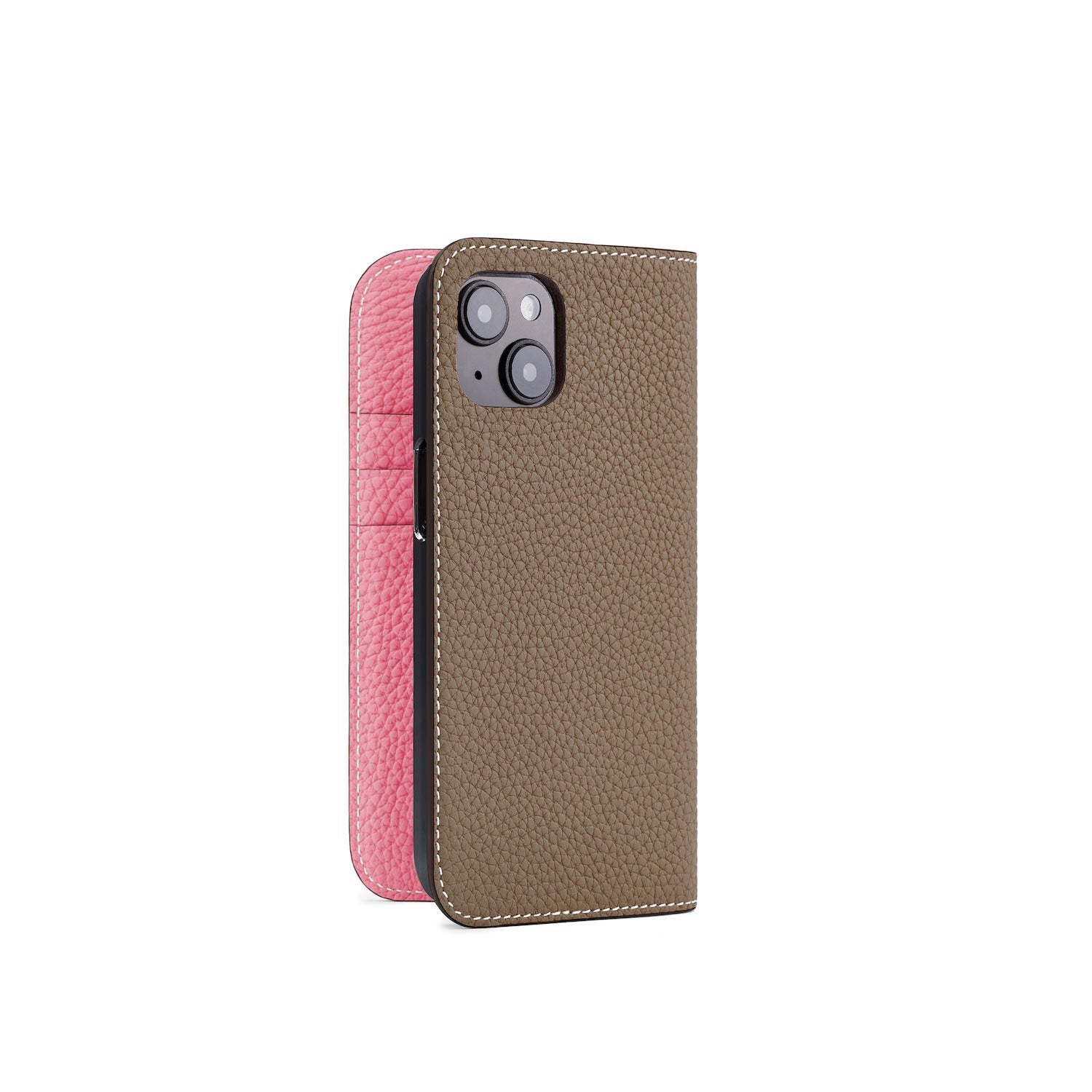Diary Case Shrink Leather (iPhone 14)