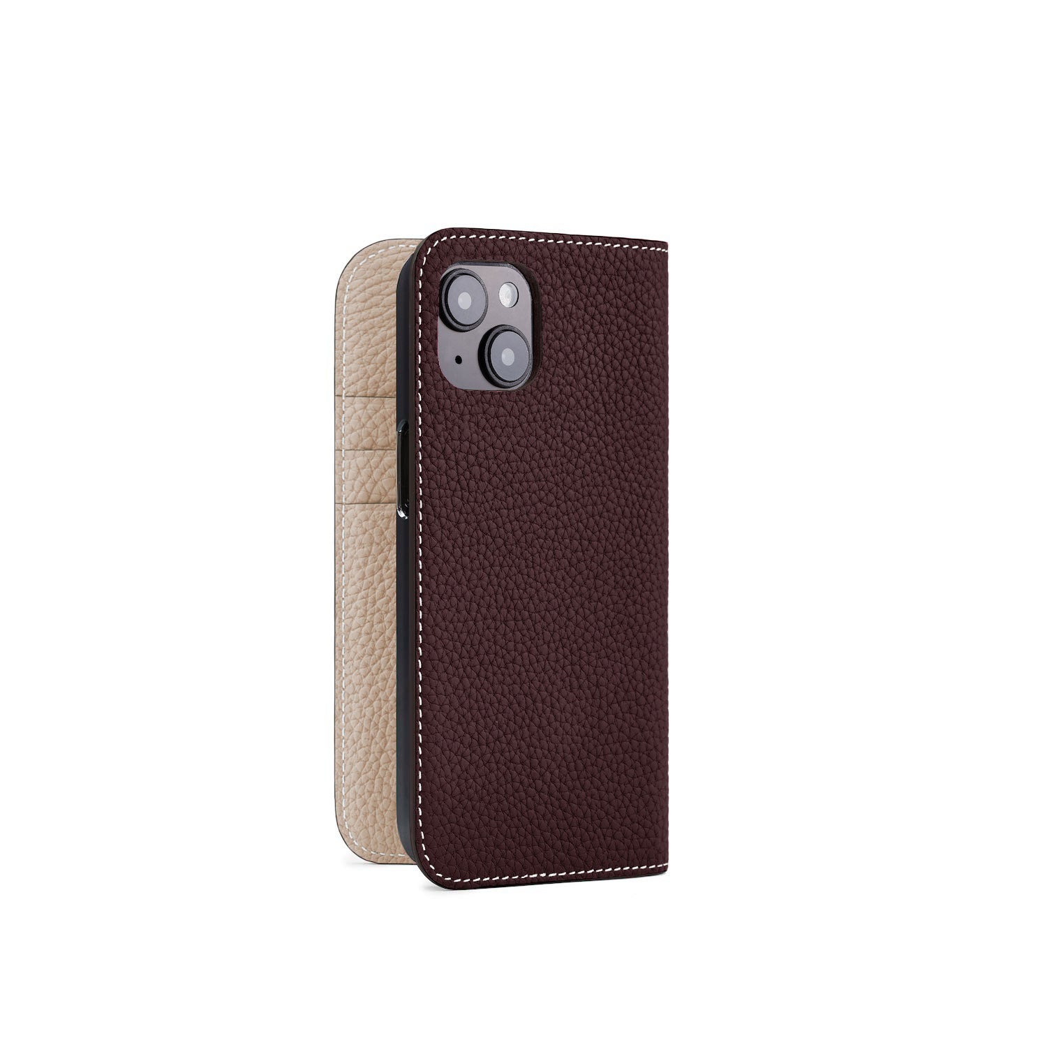 Diary Case Shrink Leather (iPhone 15)