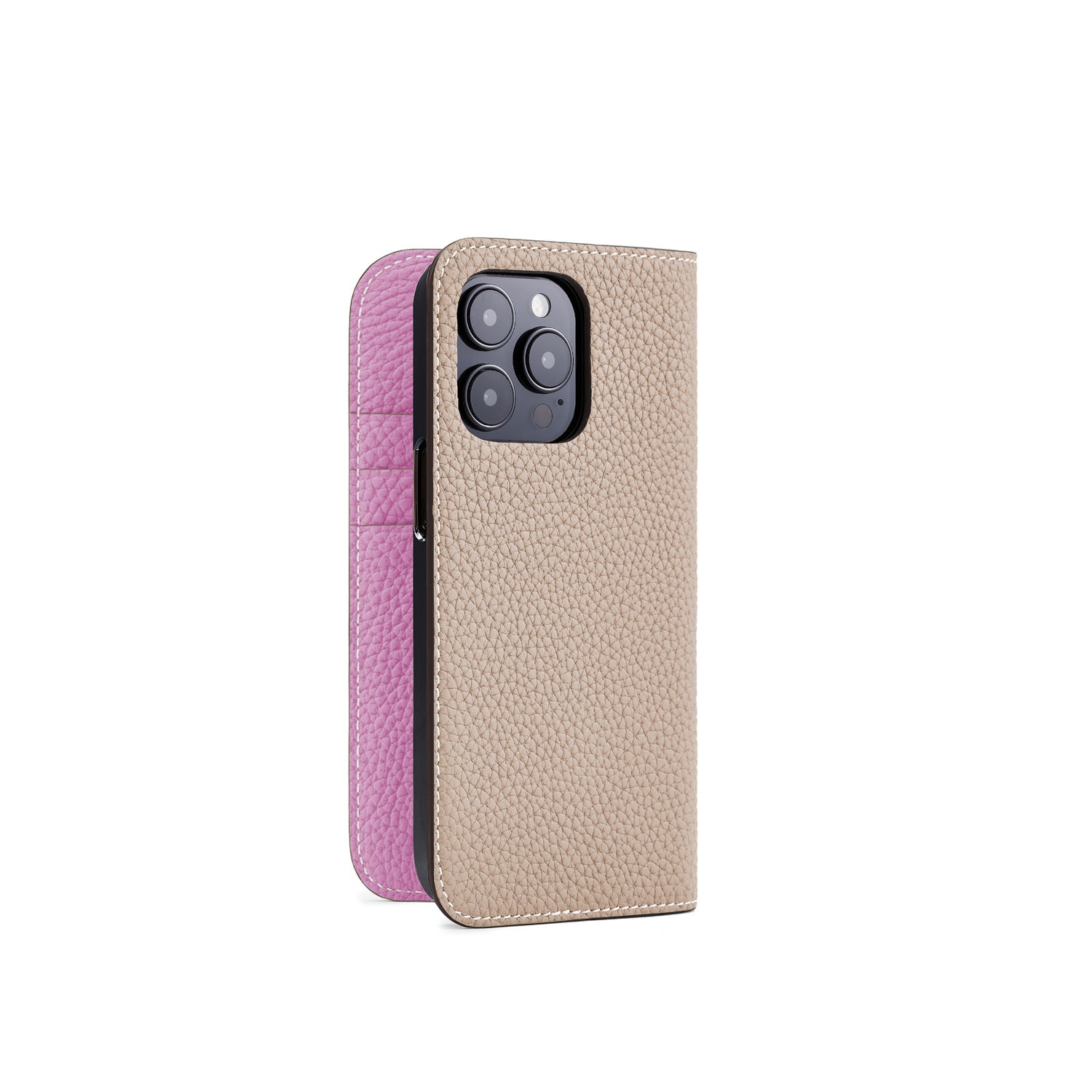 Diary Case Shrink Leather (iPhone 15 Pro)