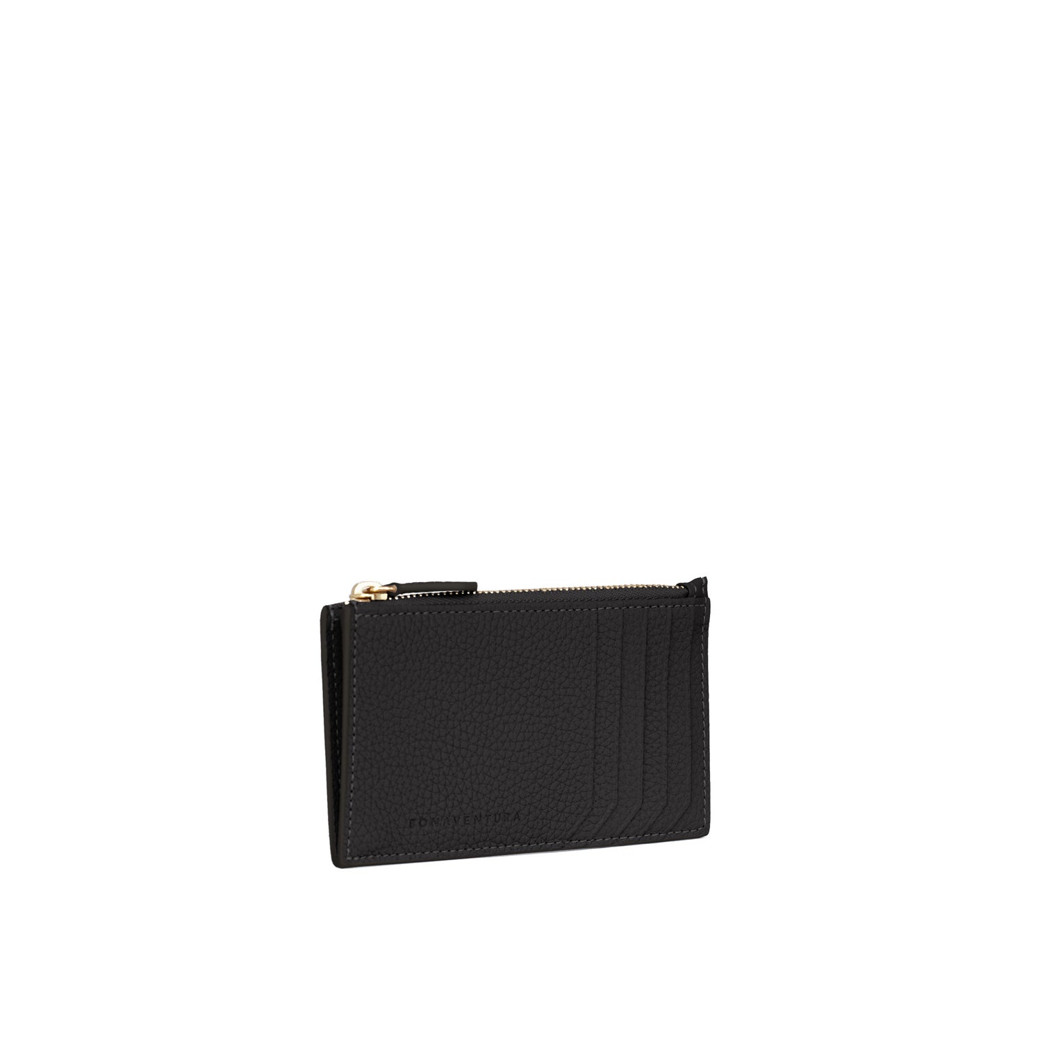 Mini Zip Wallet In Shrink Leather