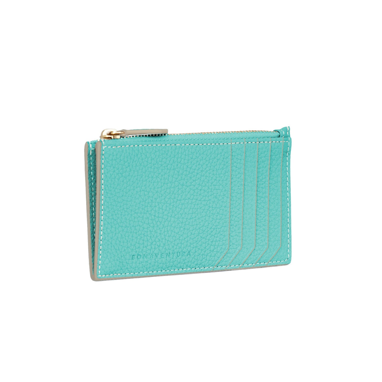 Mini Zip Wallet Shrink Leather