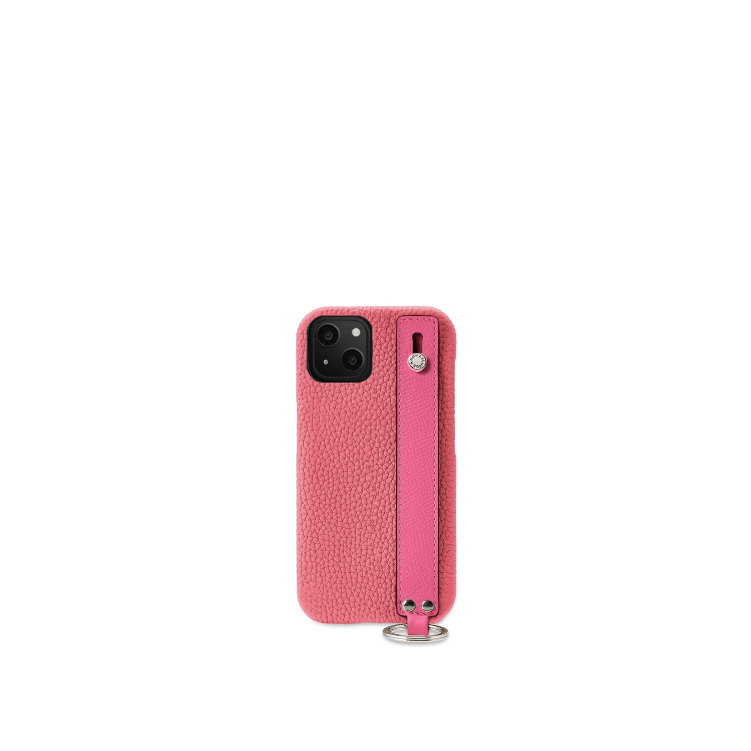 (iPhone 13) 핸들 부착 후면 커버 케이스 수축 가죽