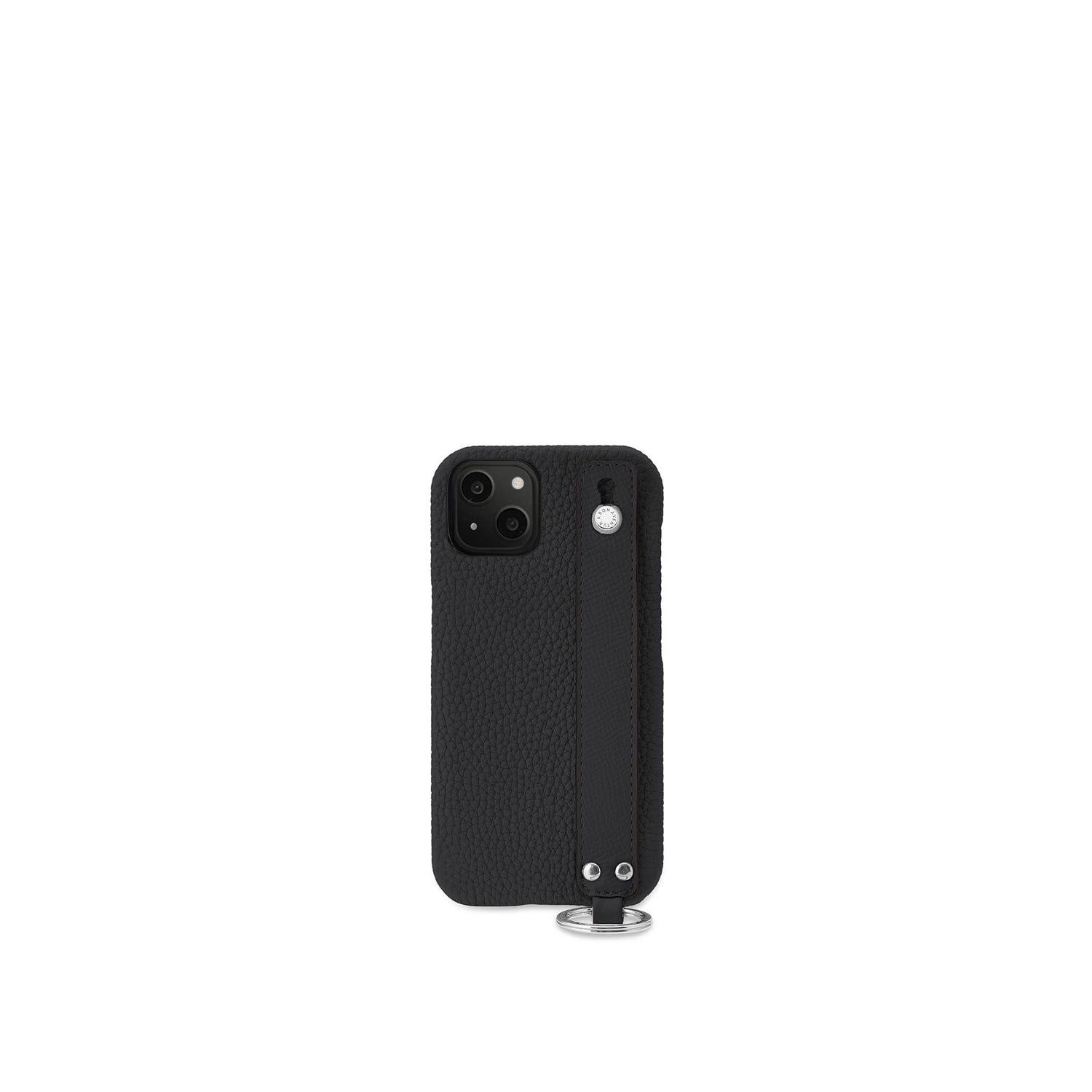 (iPhone 13) 핸들 부착 후면 커버 케이스 수축 가죽