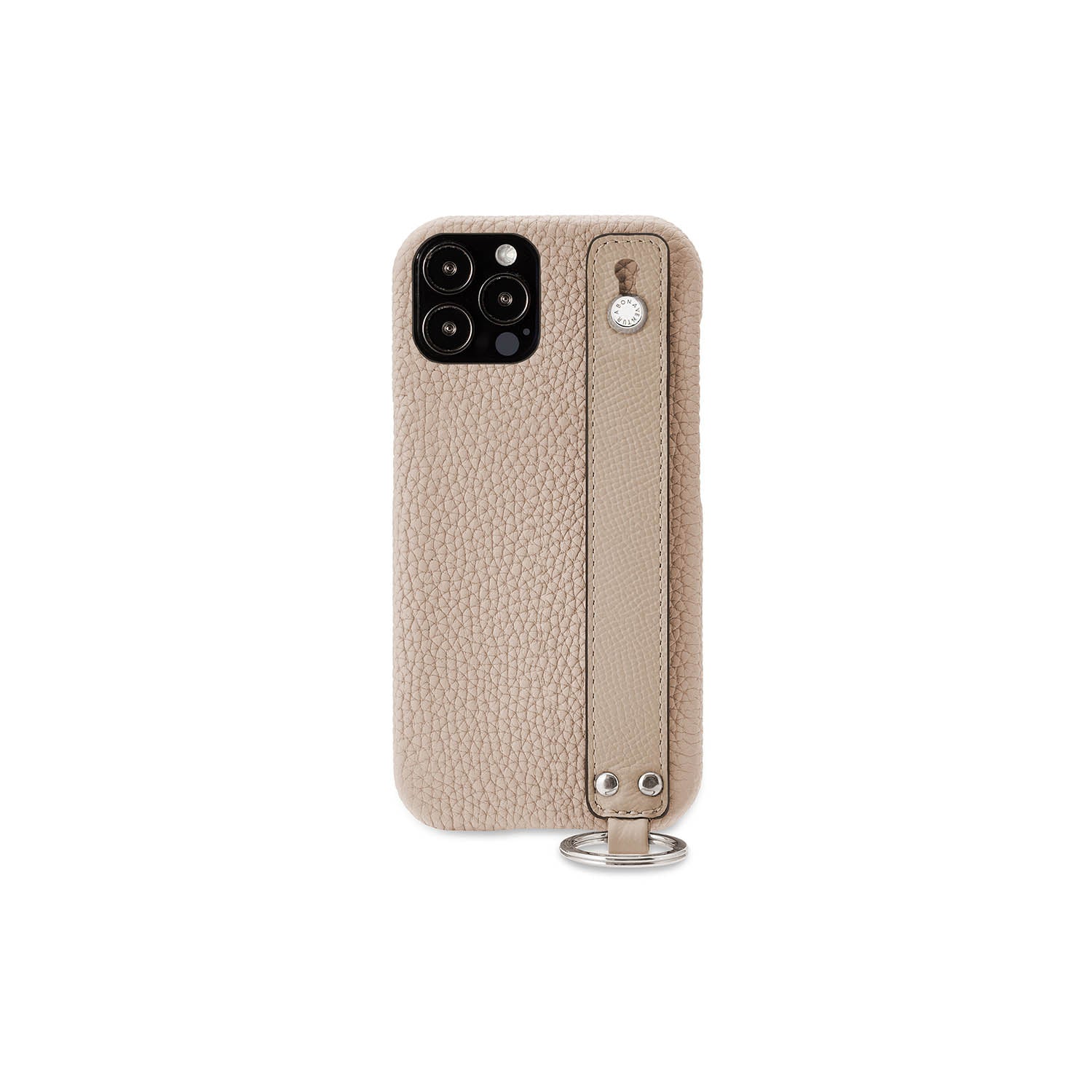 (iPhone 13 Pro Max) 핸들이 달린 백 커버 케이스 스트랩이 달린 수축 가죽
