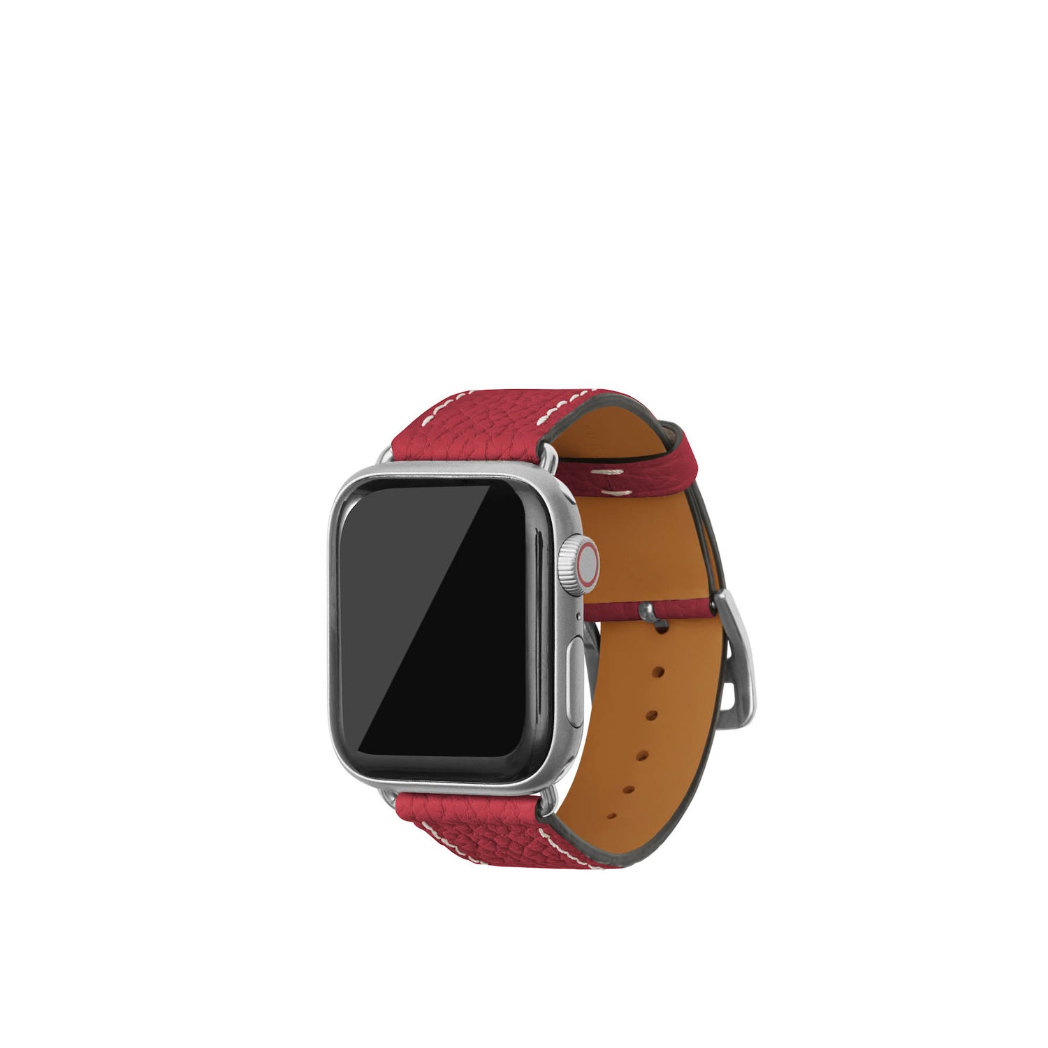Apple Watch 가죽 밴드【38 mm/40 mm/41 mm, M/L 사이즈】 (어댑터:실버)