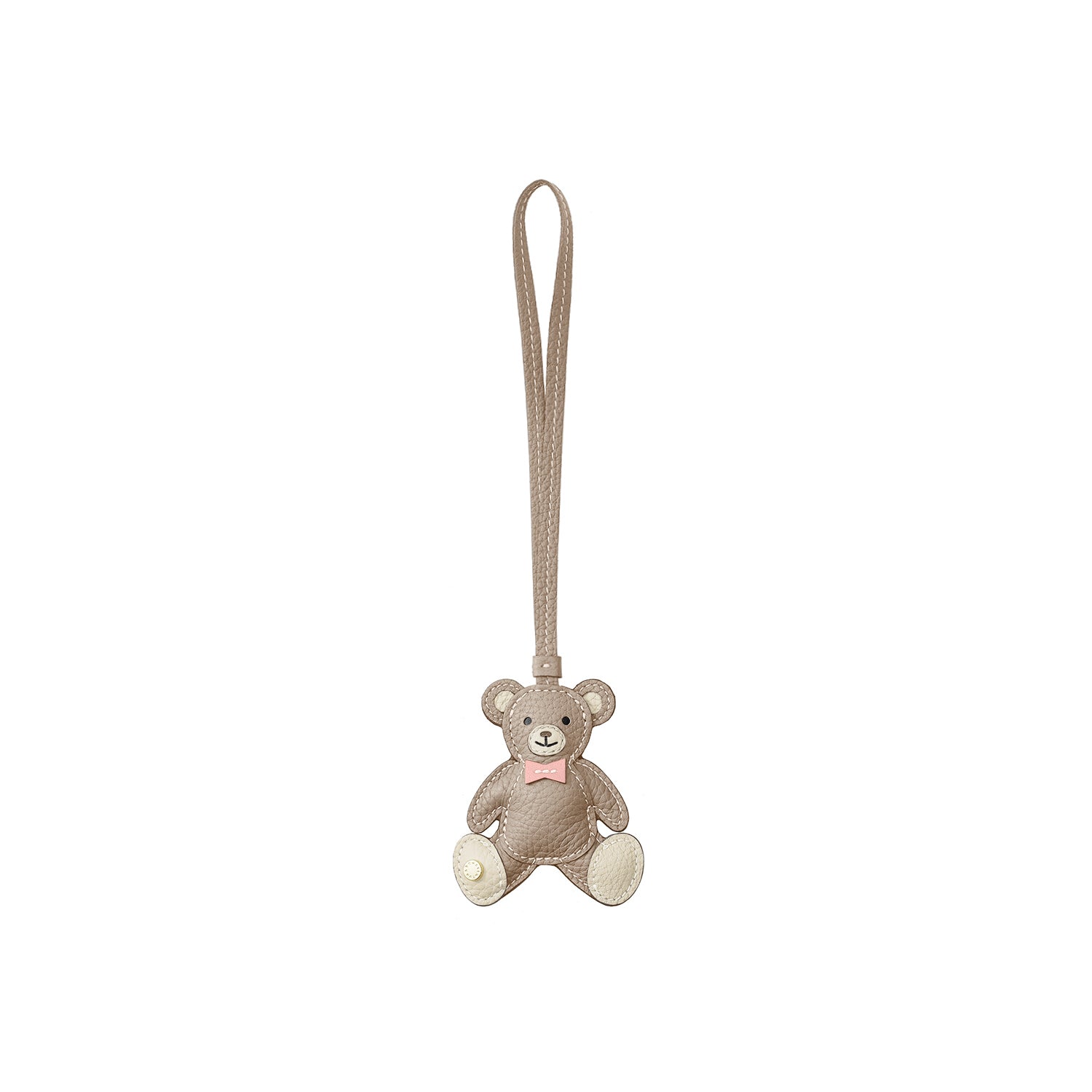 Animal Charm Bear Shrink Leather