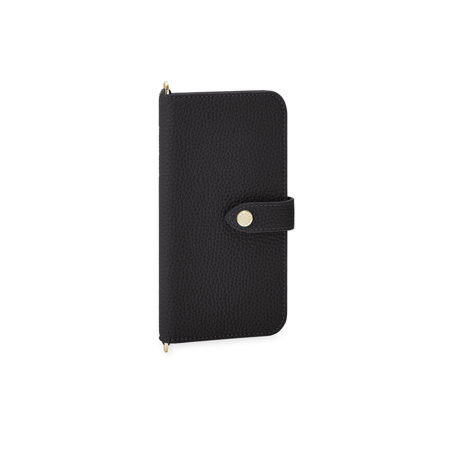 (iPhone 14 Pro Max) Belted Diary Case Shrink Leather