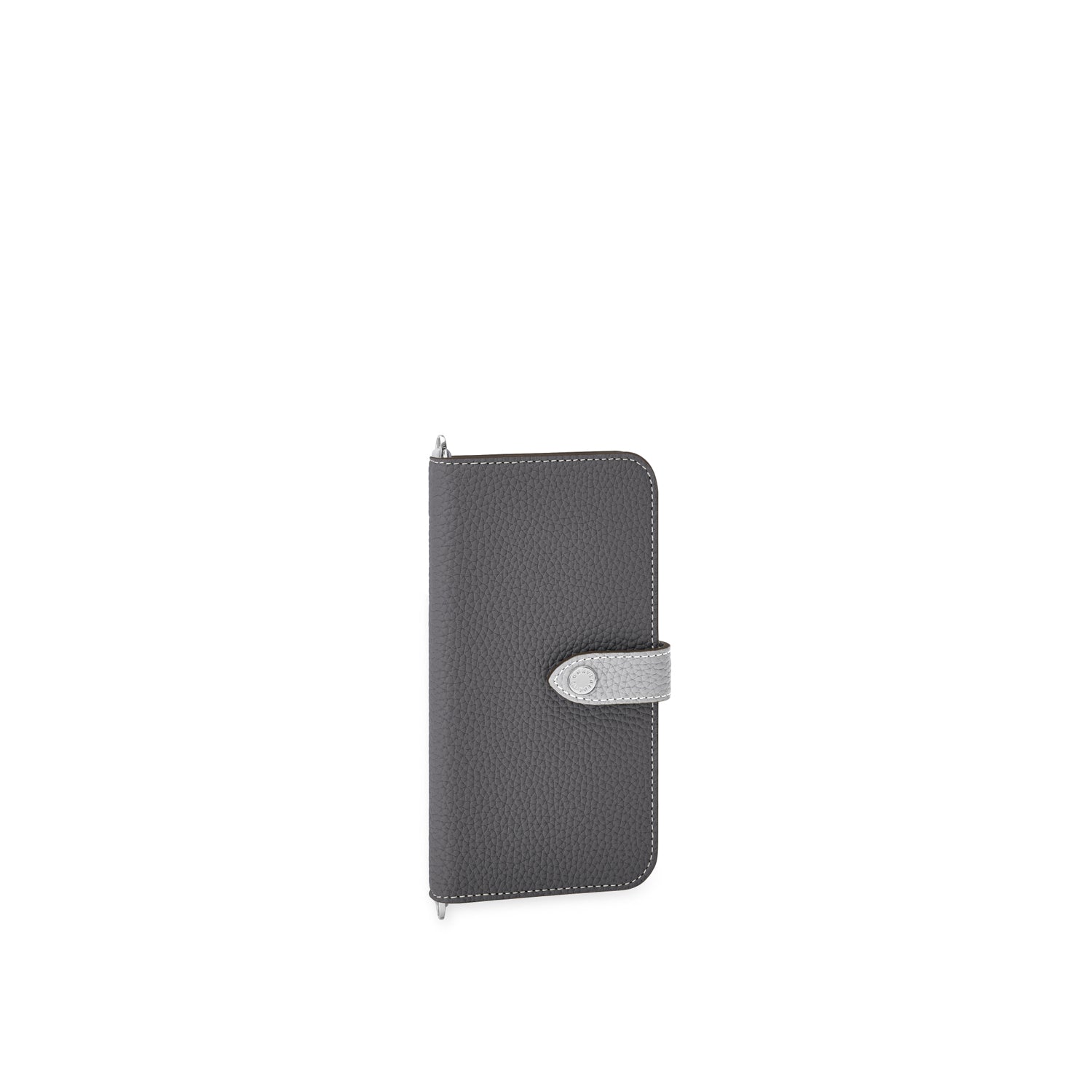 (iPhone 14 Pro Max) Belted Diary Case Shrink Leather