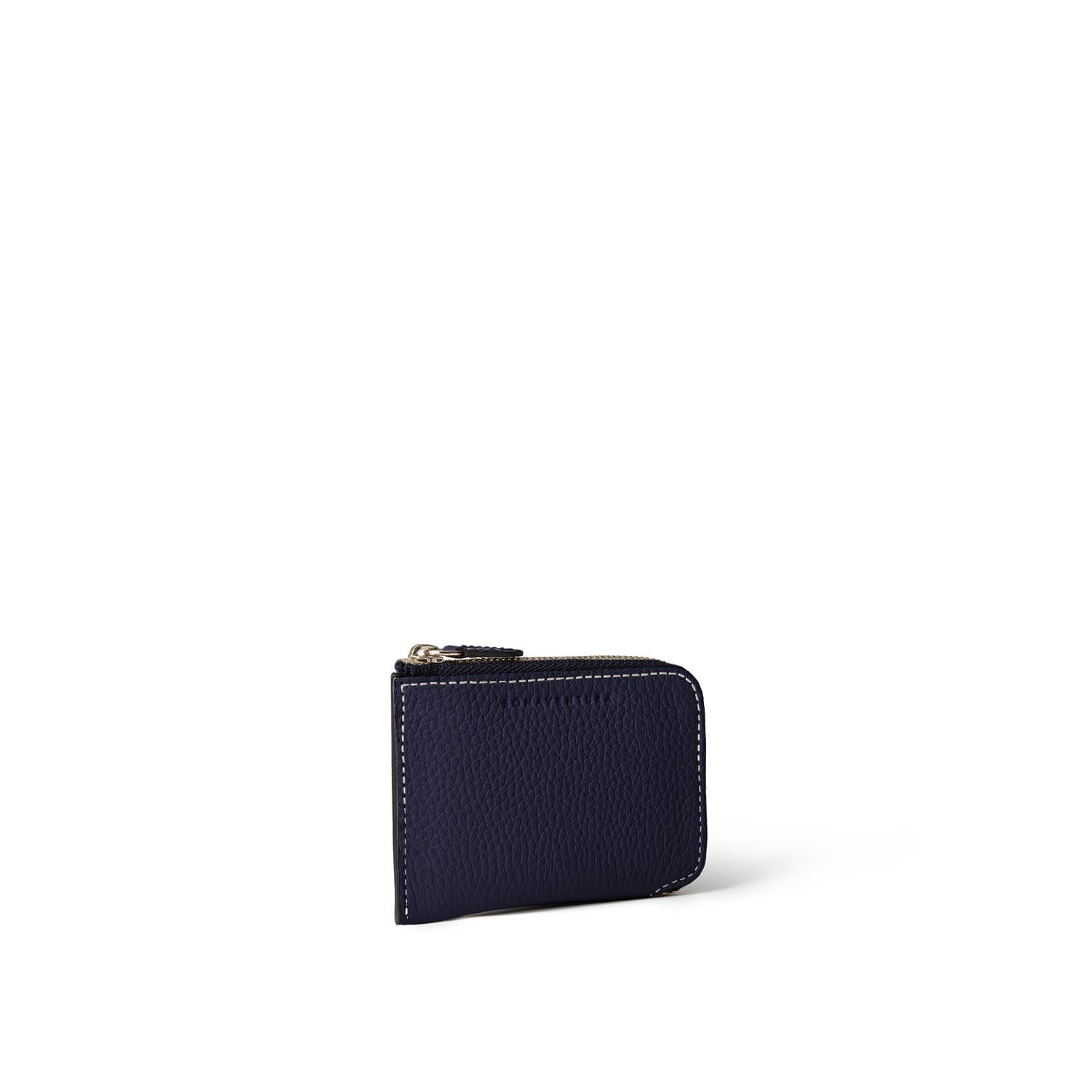 Square Card Coin Case Shrink Leather (Small)