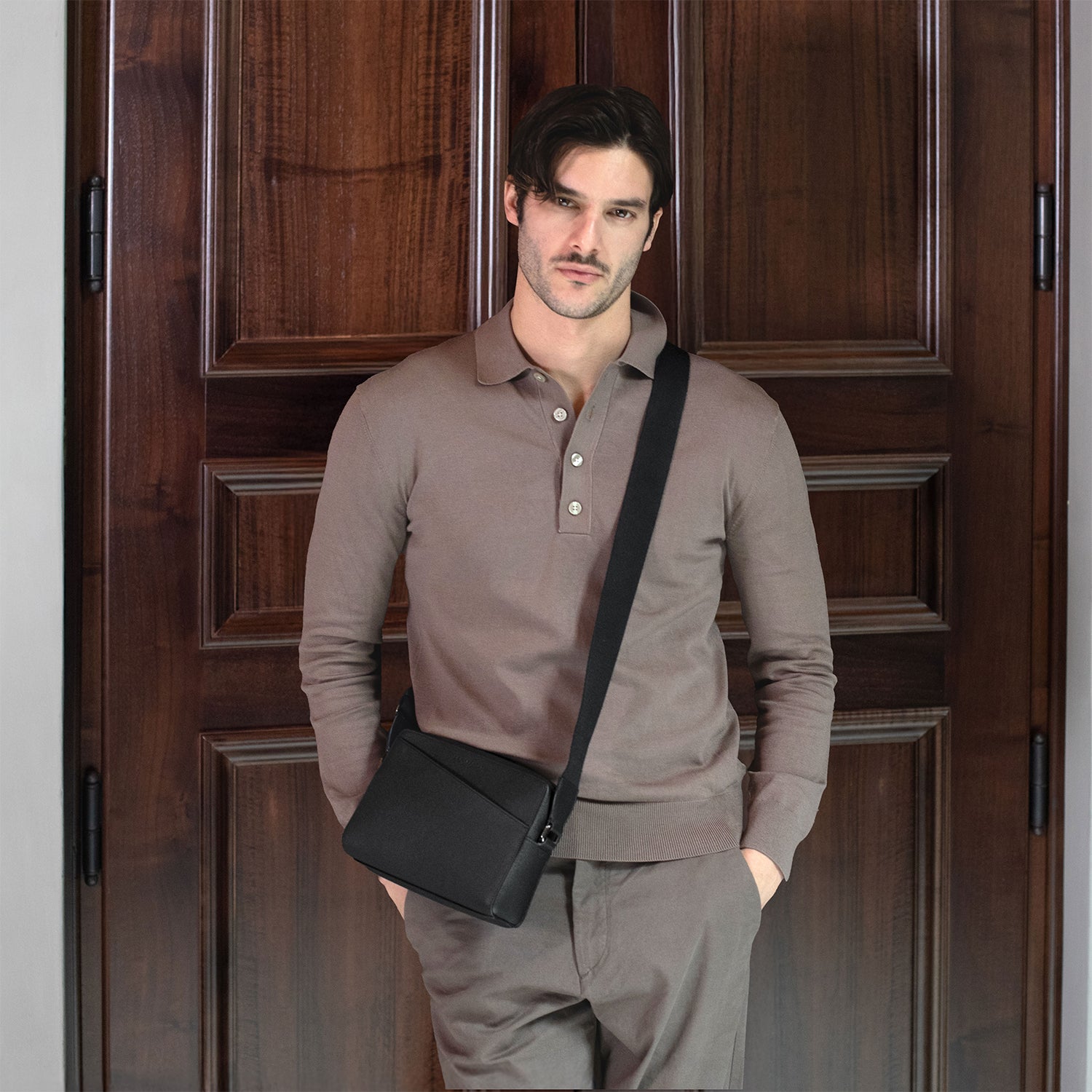 Carlo shoulder bag Nobile leather