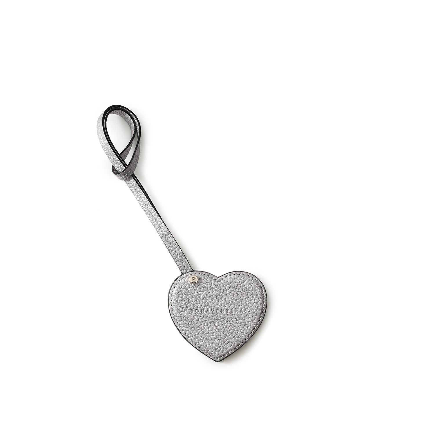 Heart Compact Mirror Shrink Leather