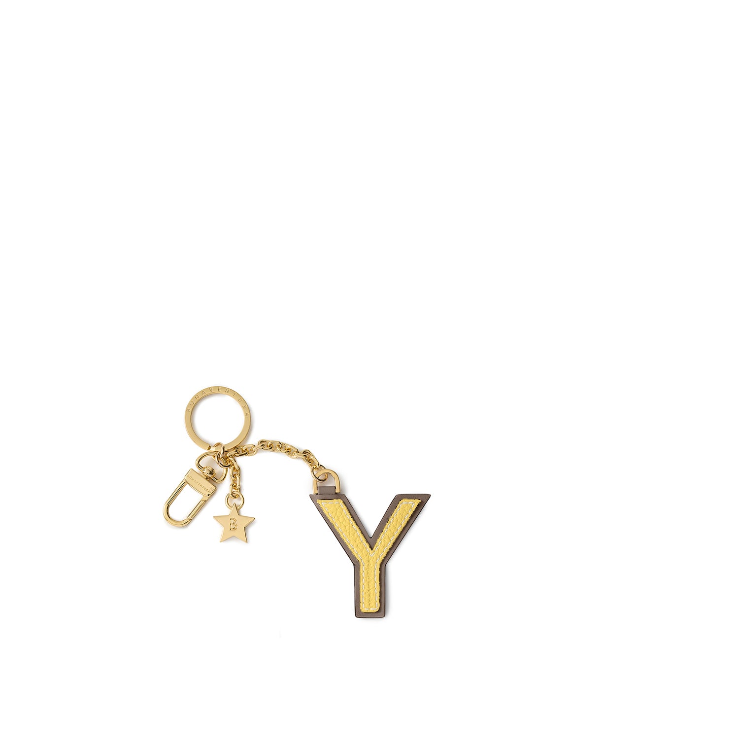 イニシャルチャーム キーホルダー (Y)