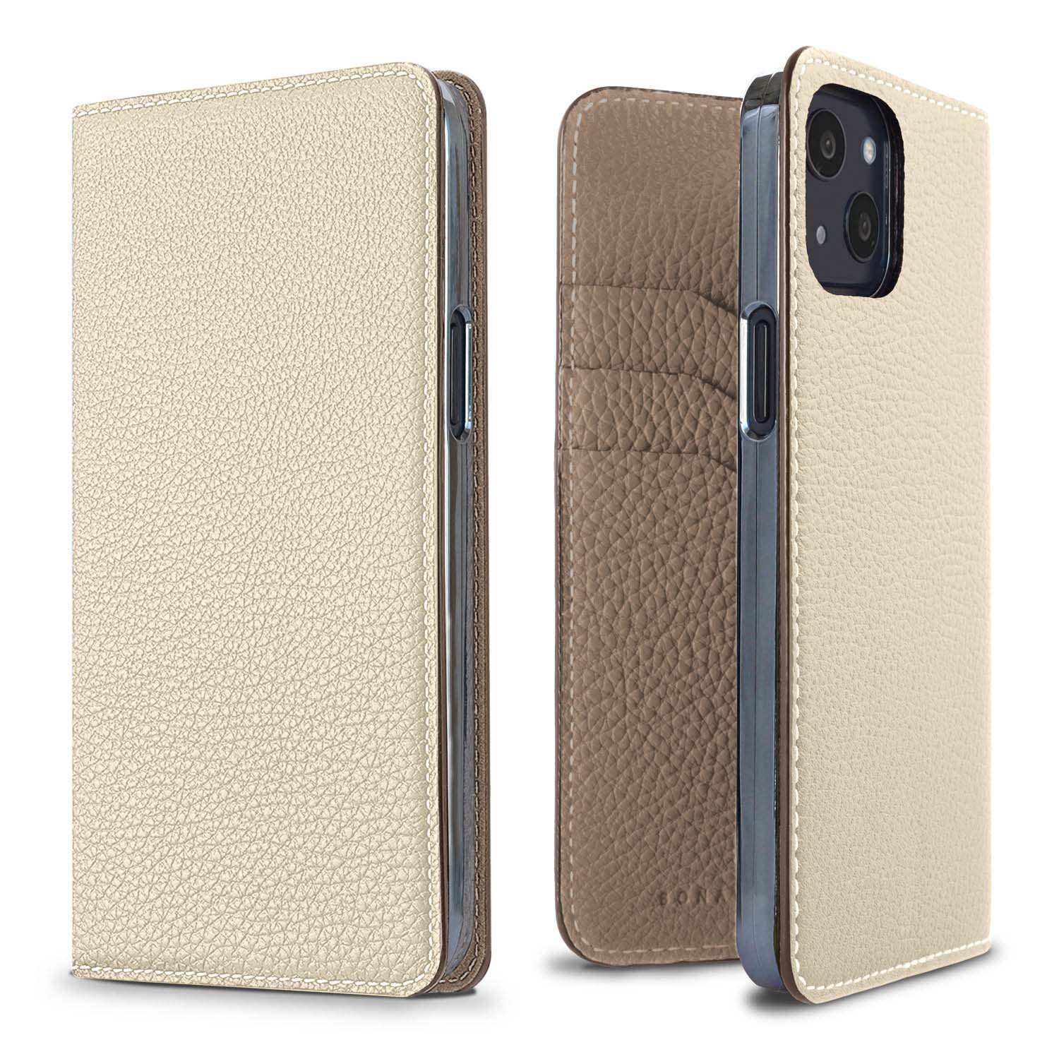 Diary Case Shrink Leather (iPhone 13)