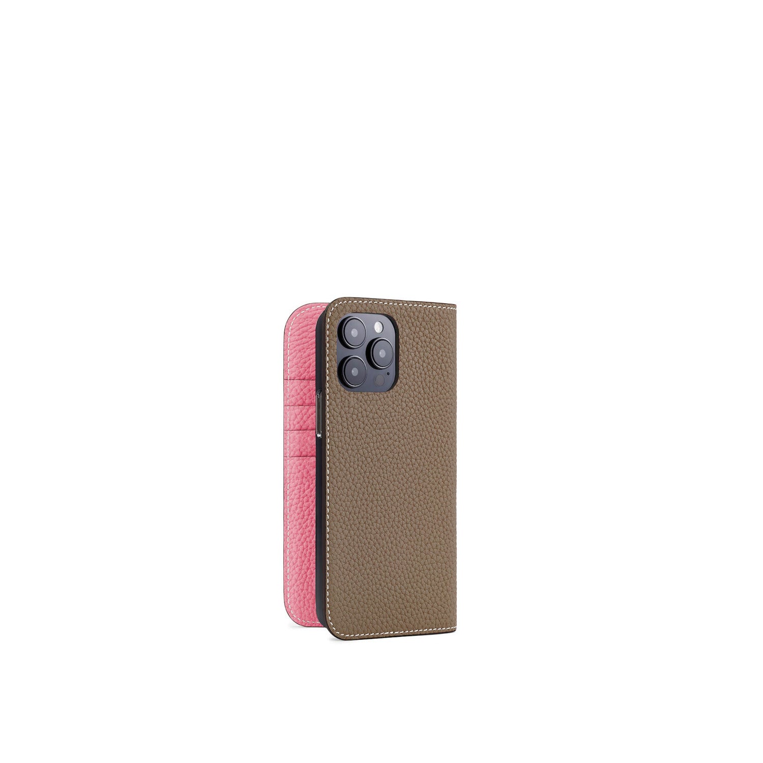 (iPhone 14 Pro Max) ダイアリーケース シュリンクレザー