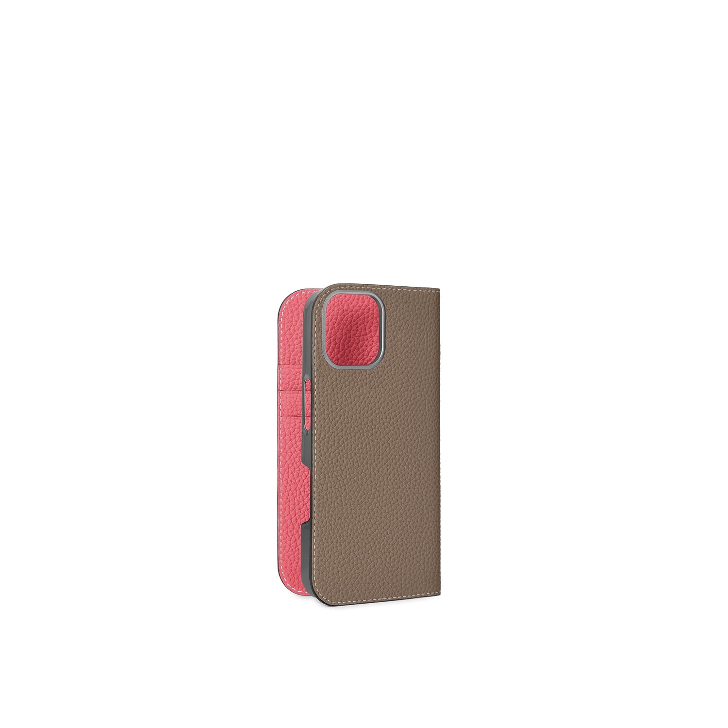 (iPhone 17) ダイアリーケース シュリンクレザー