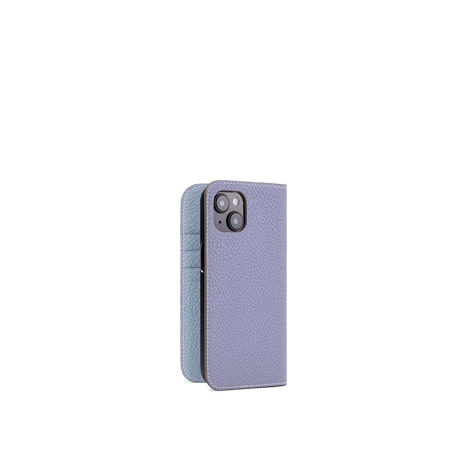 (iPhone 15) Diary Case Shrink Leather