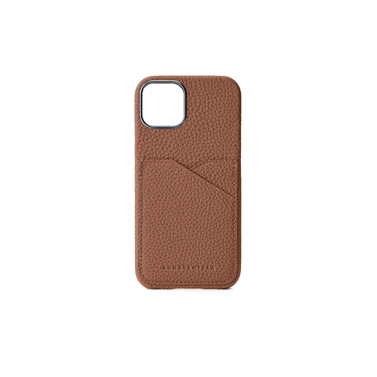 (iPhone 15) Back Cover Case Shrink Leather