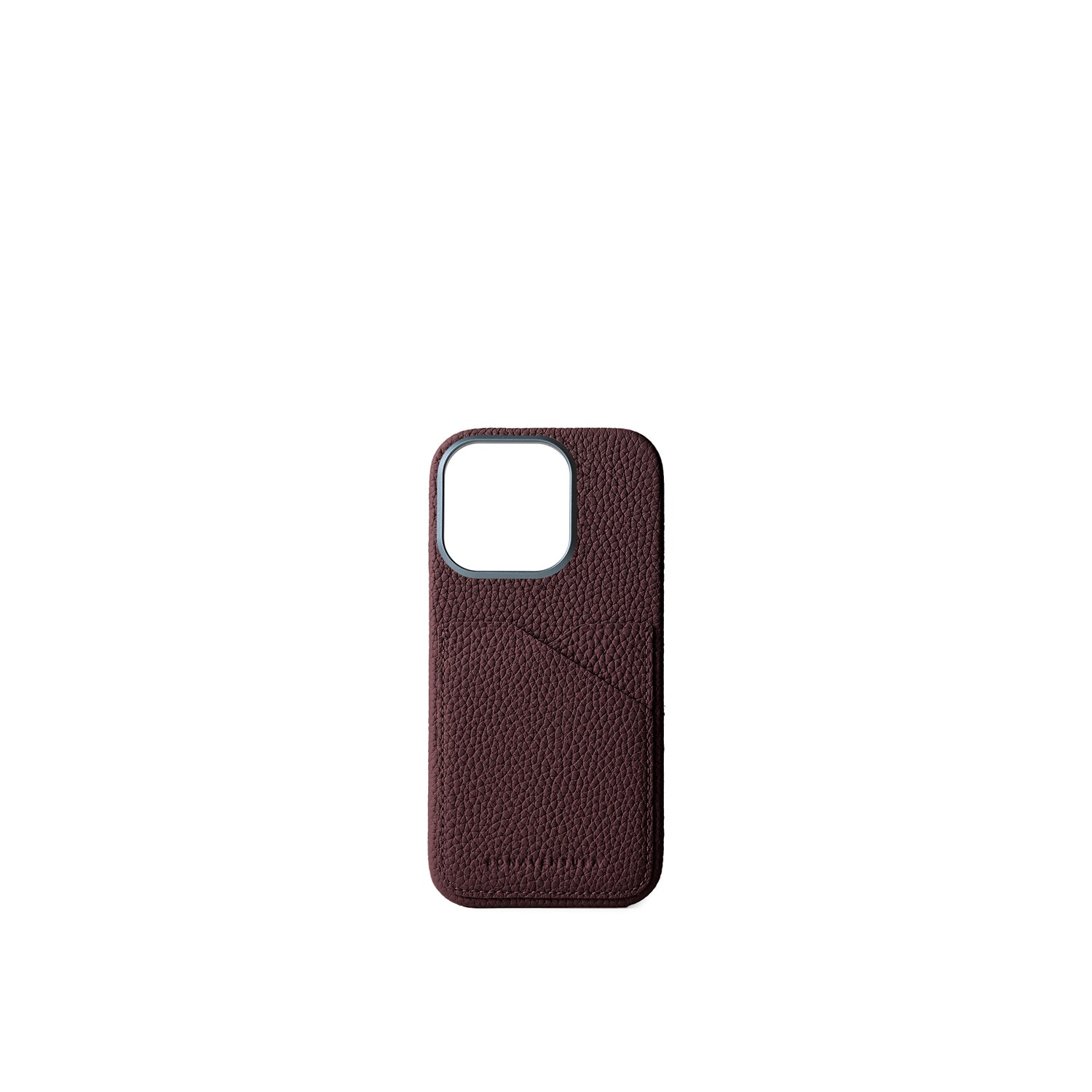 (iPhone 16 Pro) Back Cover Case Shrink Leather