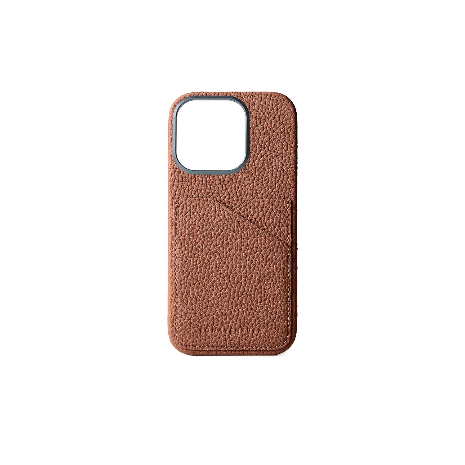 (iPhone 16 Pro) Back Cover Case Shrink Leather