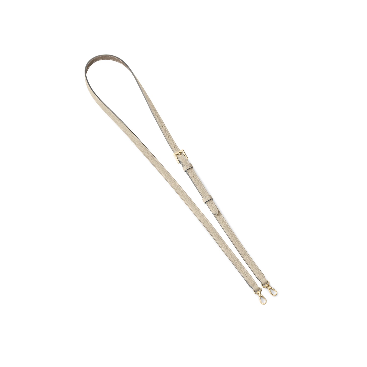 Adjustable Shoulder Strap Shrink Leather (Gold)