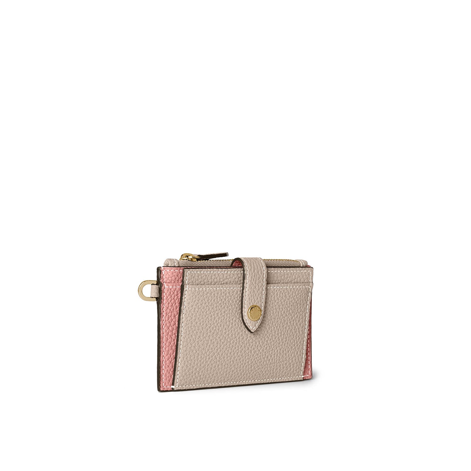 ベルテッド フラップ付きカードケース シュリンクレザー