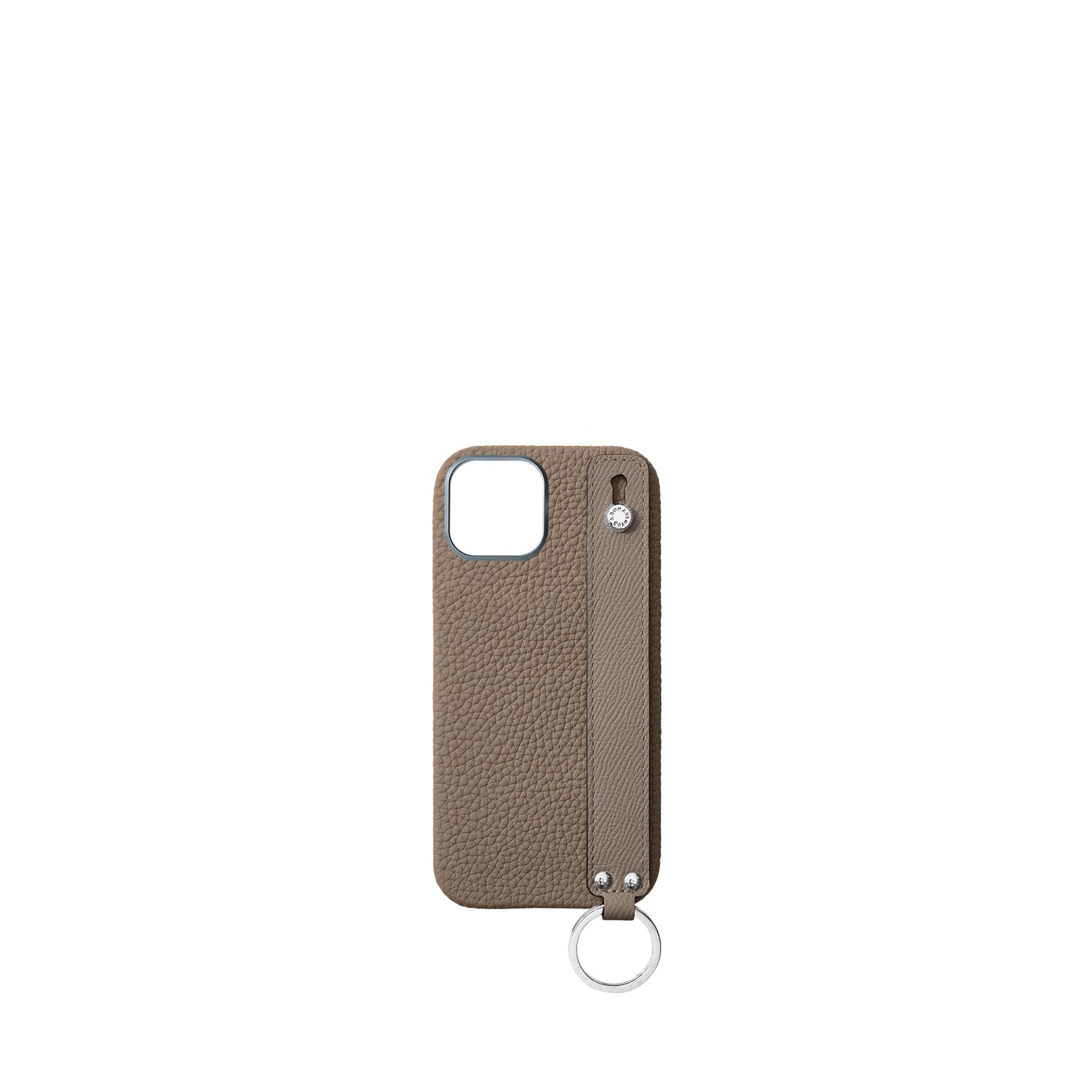 Back Cover Case with Handle Shrink Leather (iPhone 16)