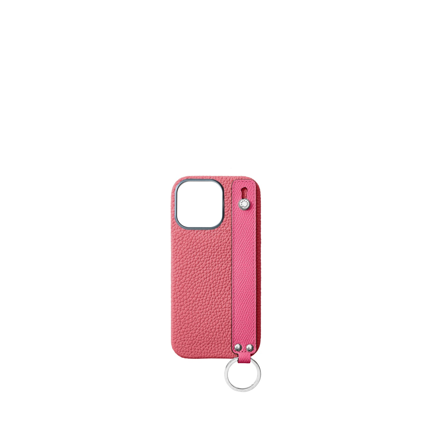 (iPhone 16 Pro) ハンドル付き バックカバーケース シュリンクレザー