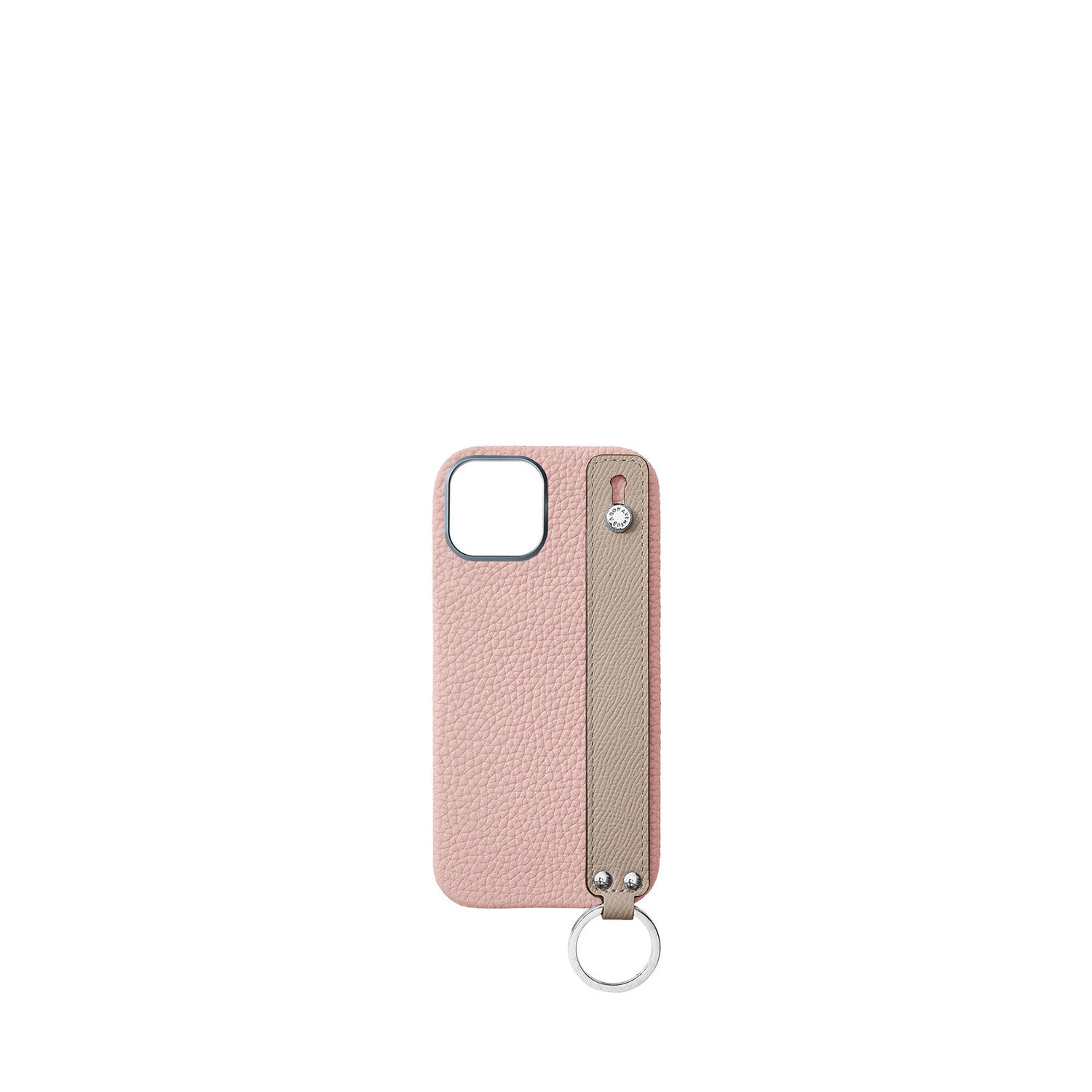 (iPhone 16 Pro) ハンドル付き バックカバーケース シュリンクレザー