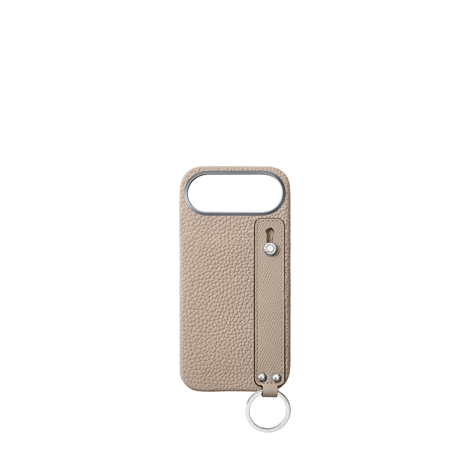 (iPhone Air) ハンドル付き バックカバーケース シュリンクレザー