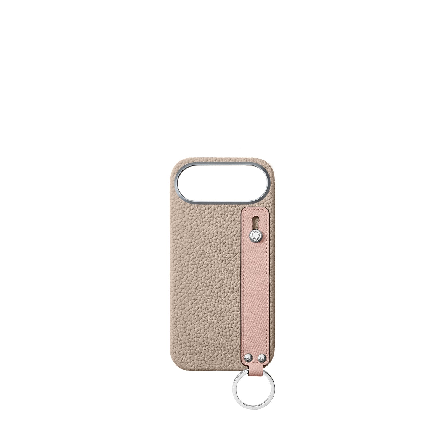 (iPhone Air) ハンドル付き バックカバーケース シュリンクレザー