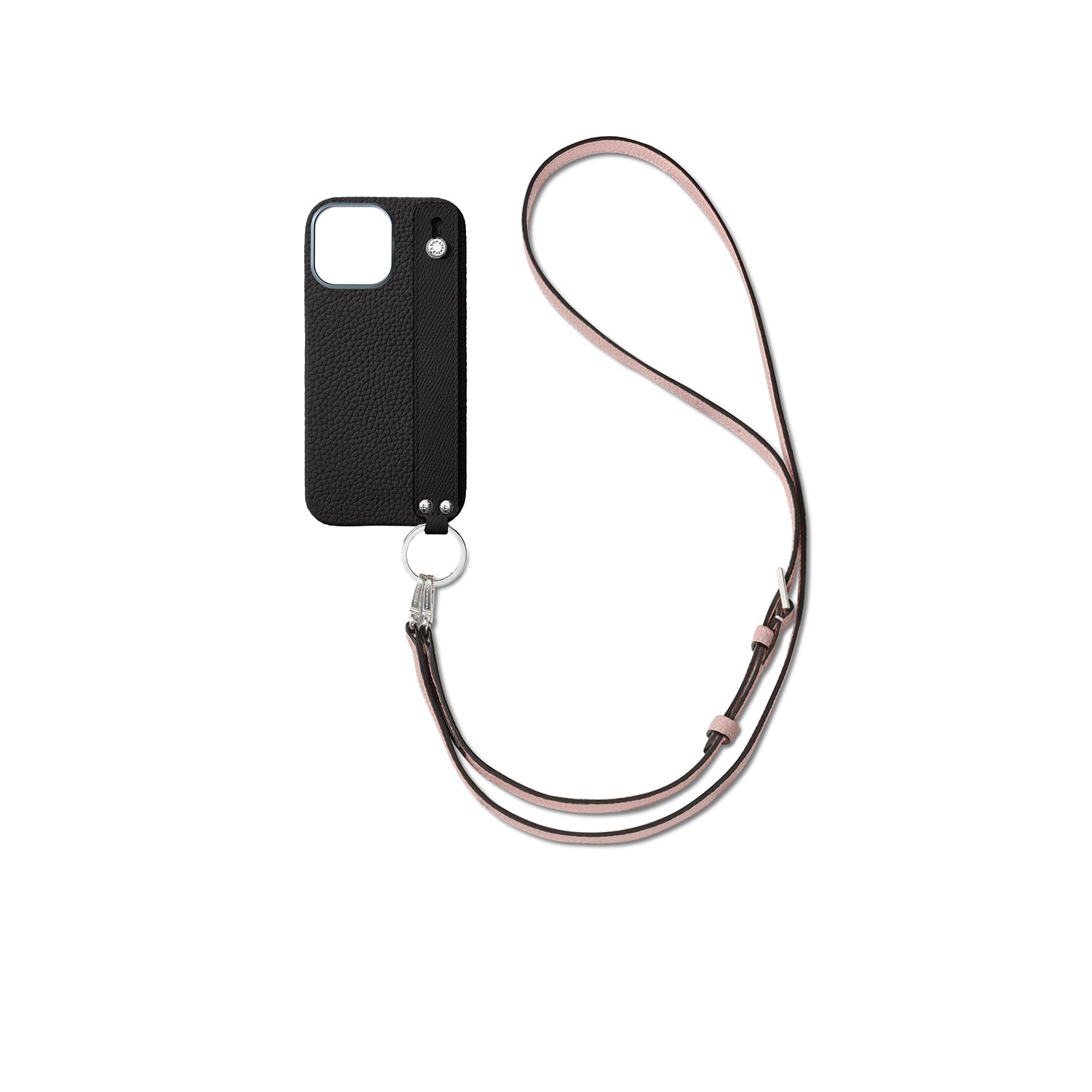 Back Cover With Handle Shoulder Strap SEt Bottalato Leather (iPhone 15 Pro Max)