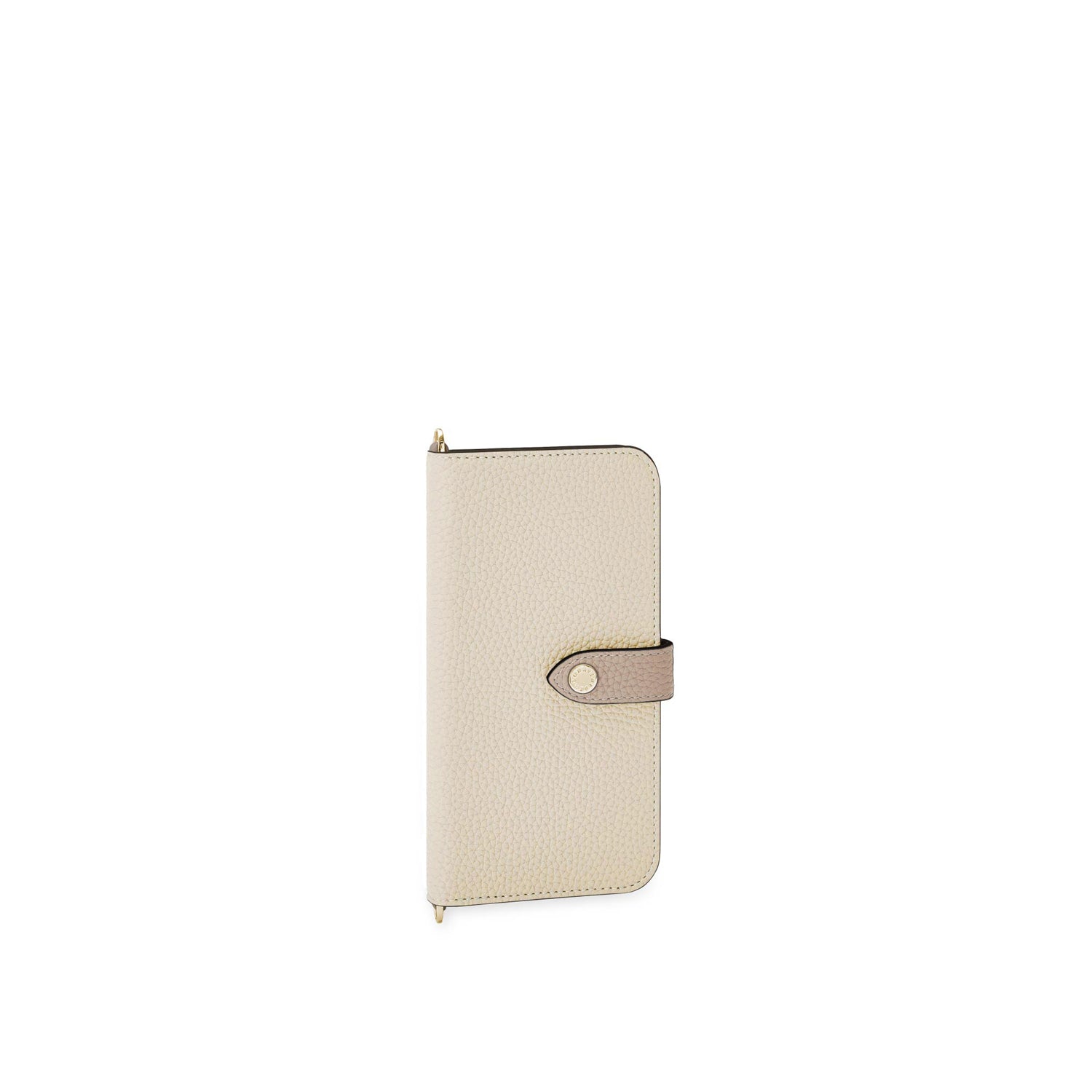 (iPhone 14 Plus) Belted Diary Case Shrink Leather