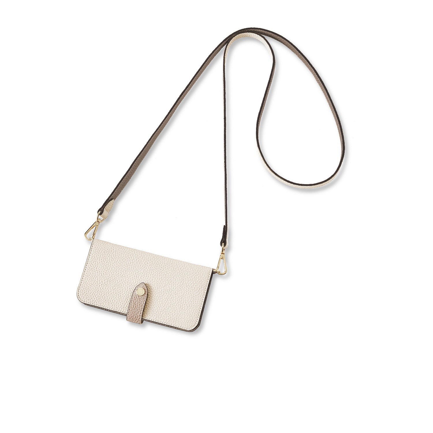 (iPhone 14 Plus) Belted Diary Case Shrink Leather