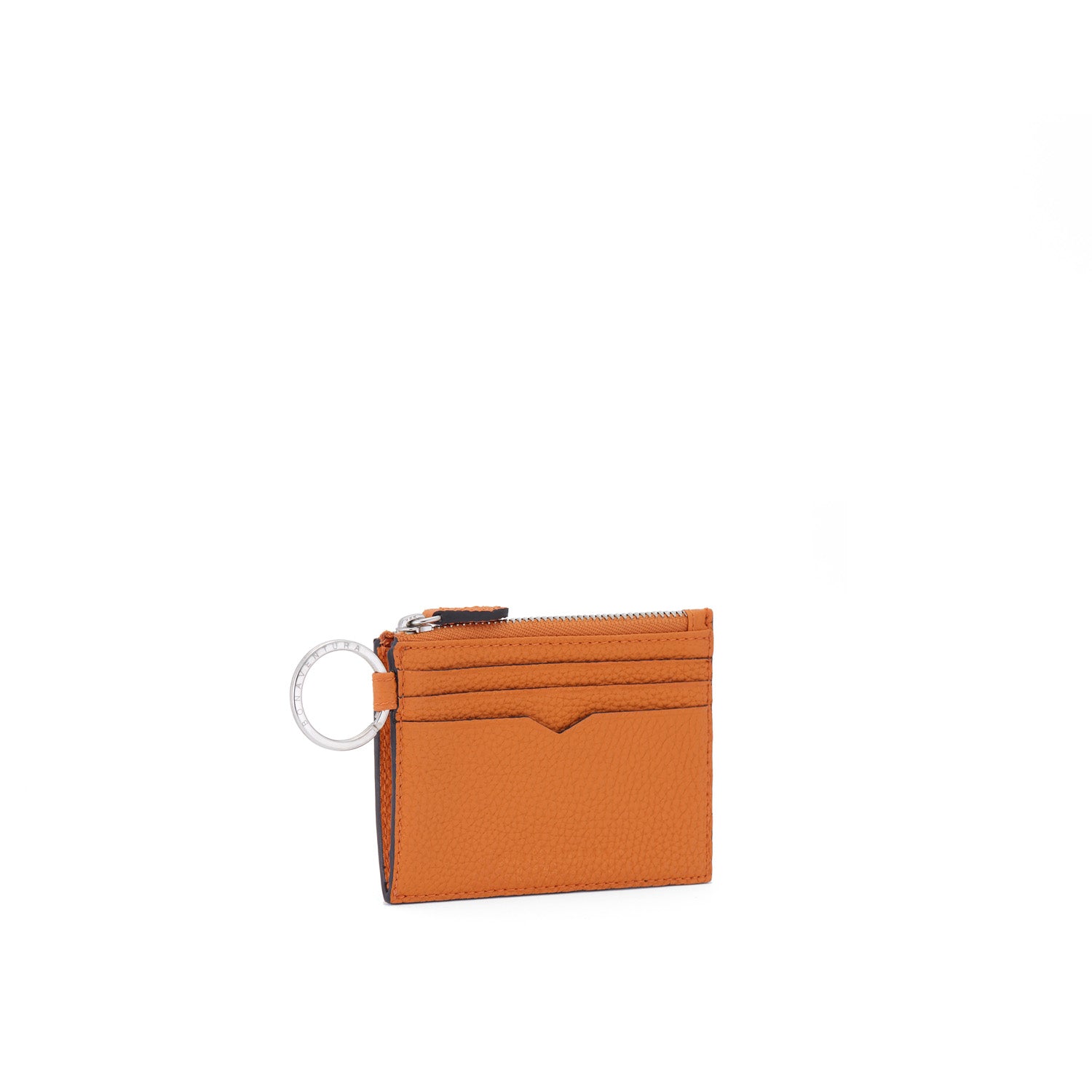 Mini Wallet with Key Ring Shrink Leather (Small)