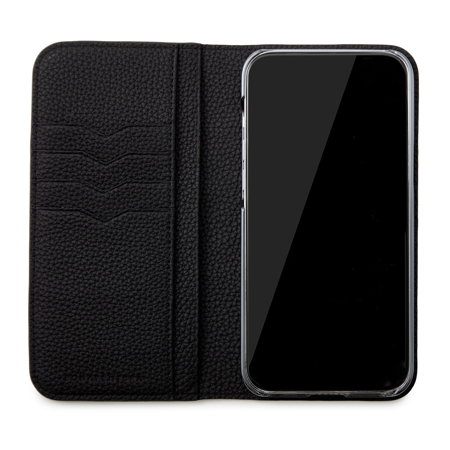 (iPhone 12 Pro Max) Diary Case Embossed Croco Leather