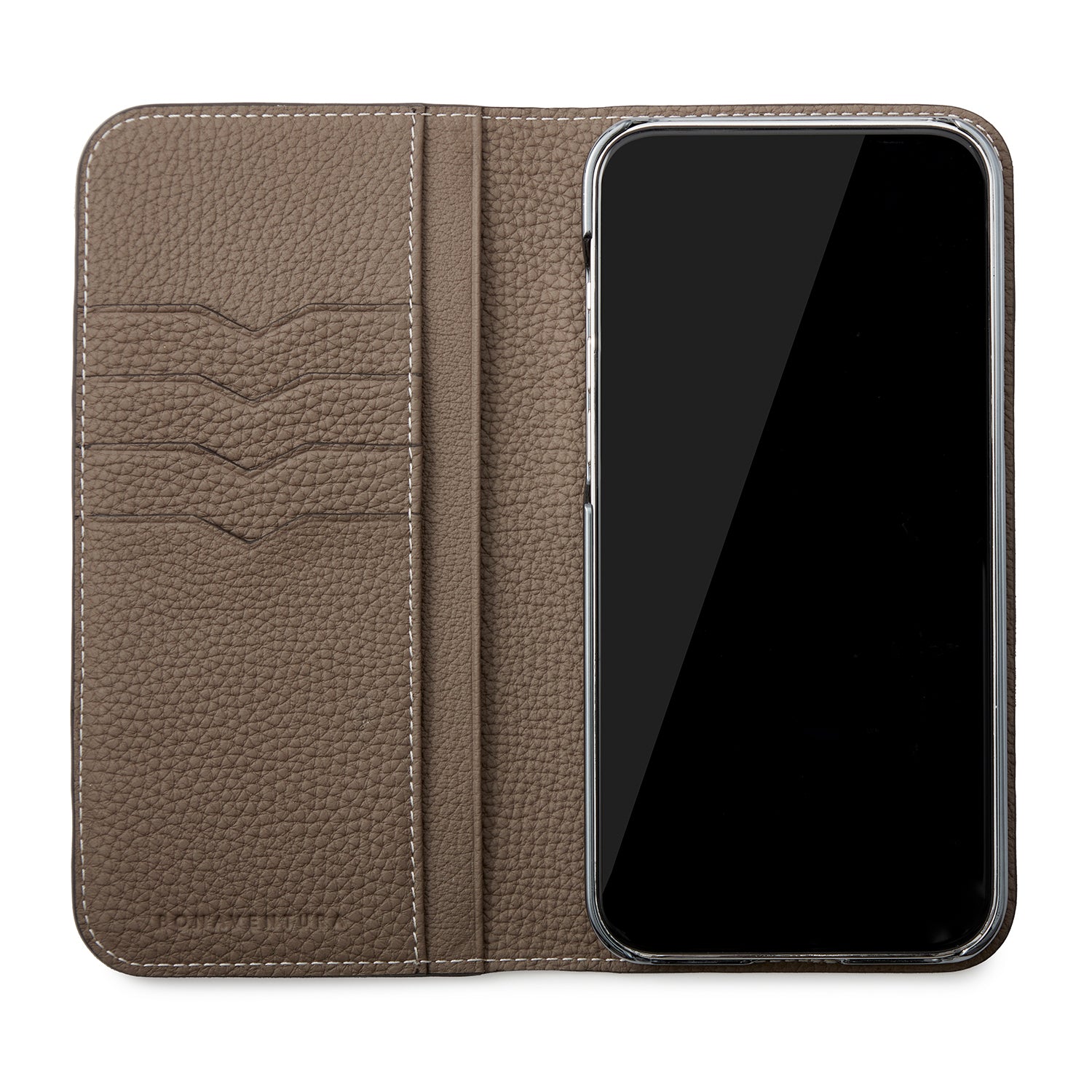 (iPhone 12 Pro Max) Diary Case Embossed Croco Leather