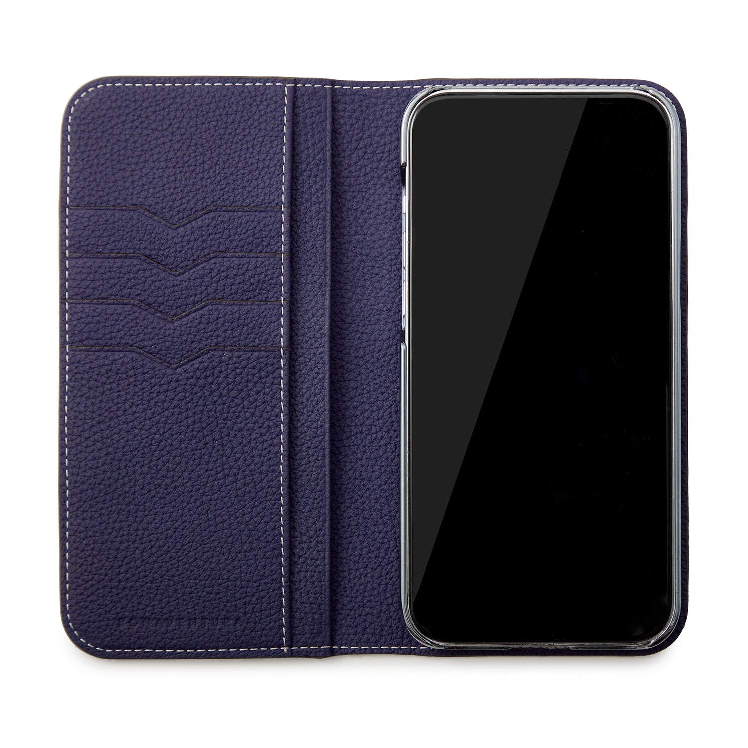 (iPhone 12 Pro Max) Diary Case Embossed Croco Leather