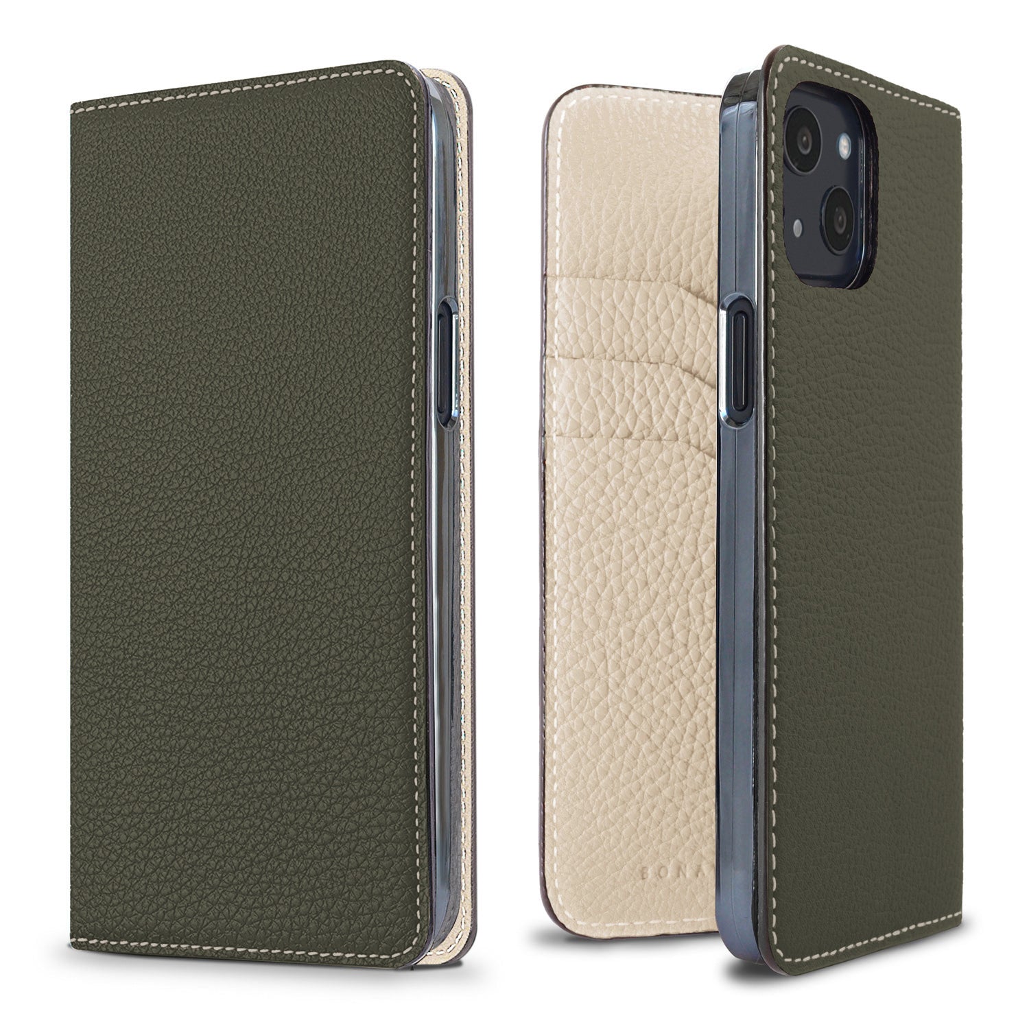 Diary Case Shrink Leather (iPhone 13)