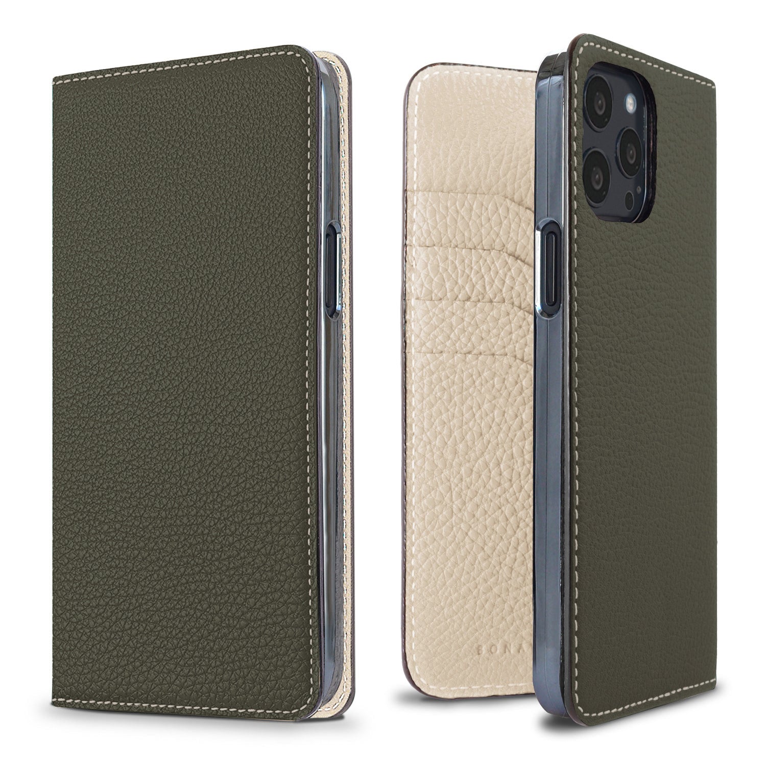 Diary Case Shrink Leather (iPhone 13 Pro Max)