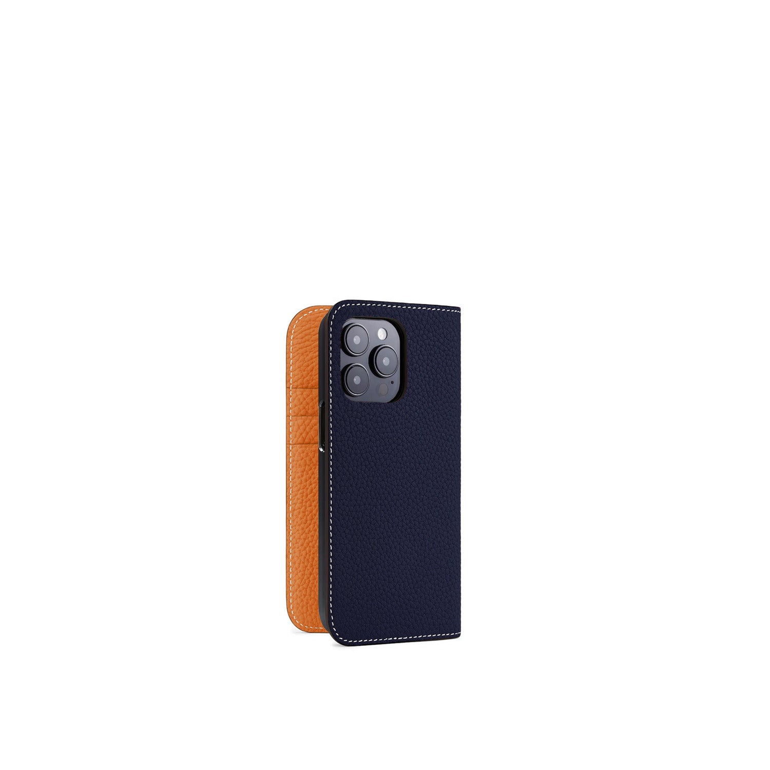 (iPhone 14 Pro) ダイアリーケース シュリンクレザー