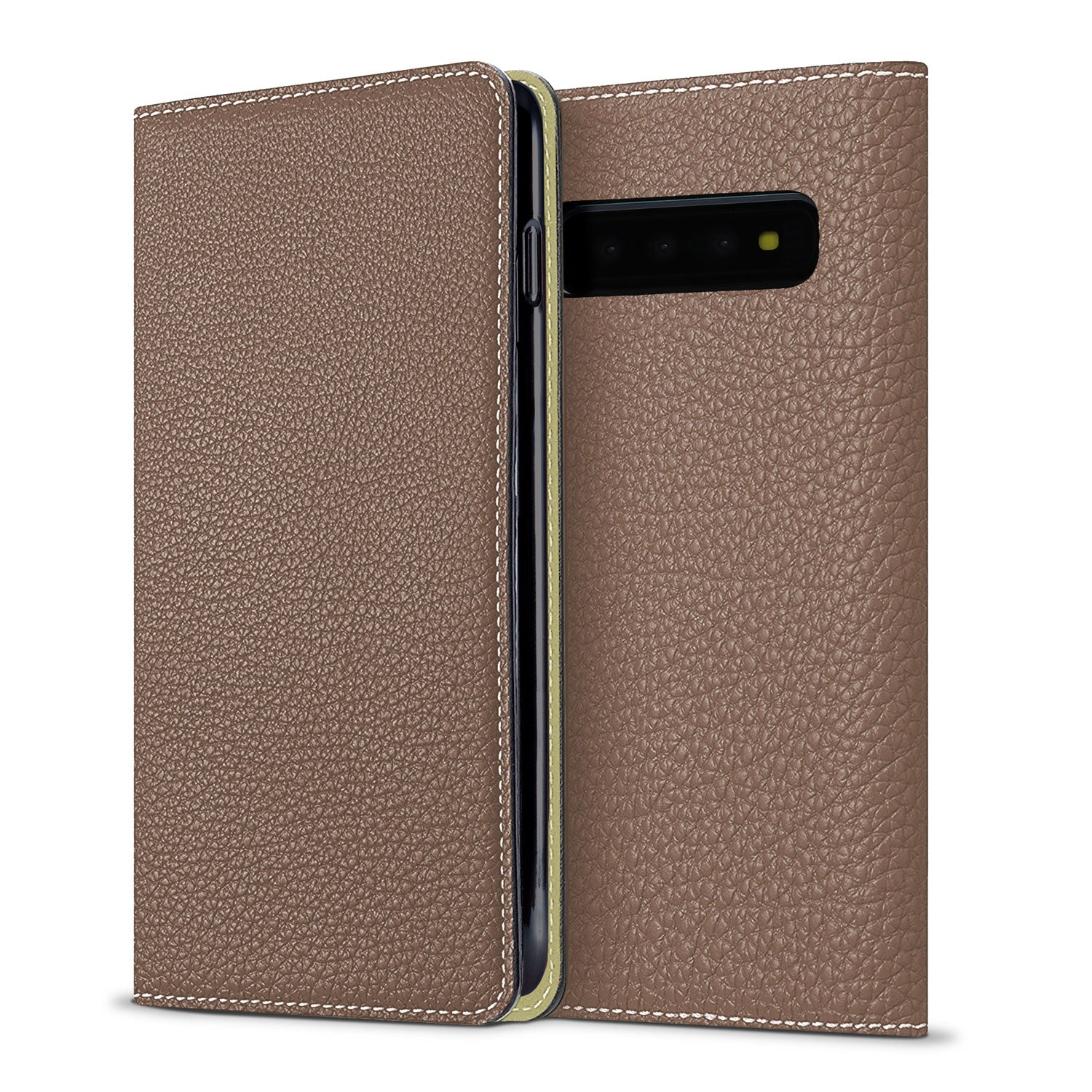(galaxy S10+) Diary Case Shrink Leather